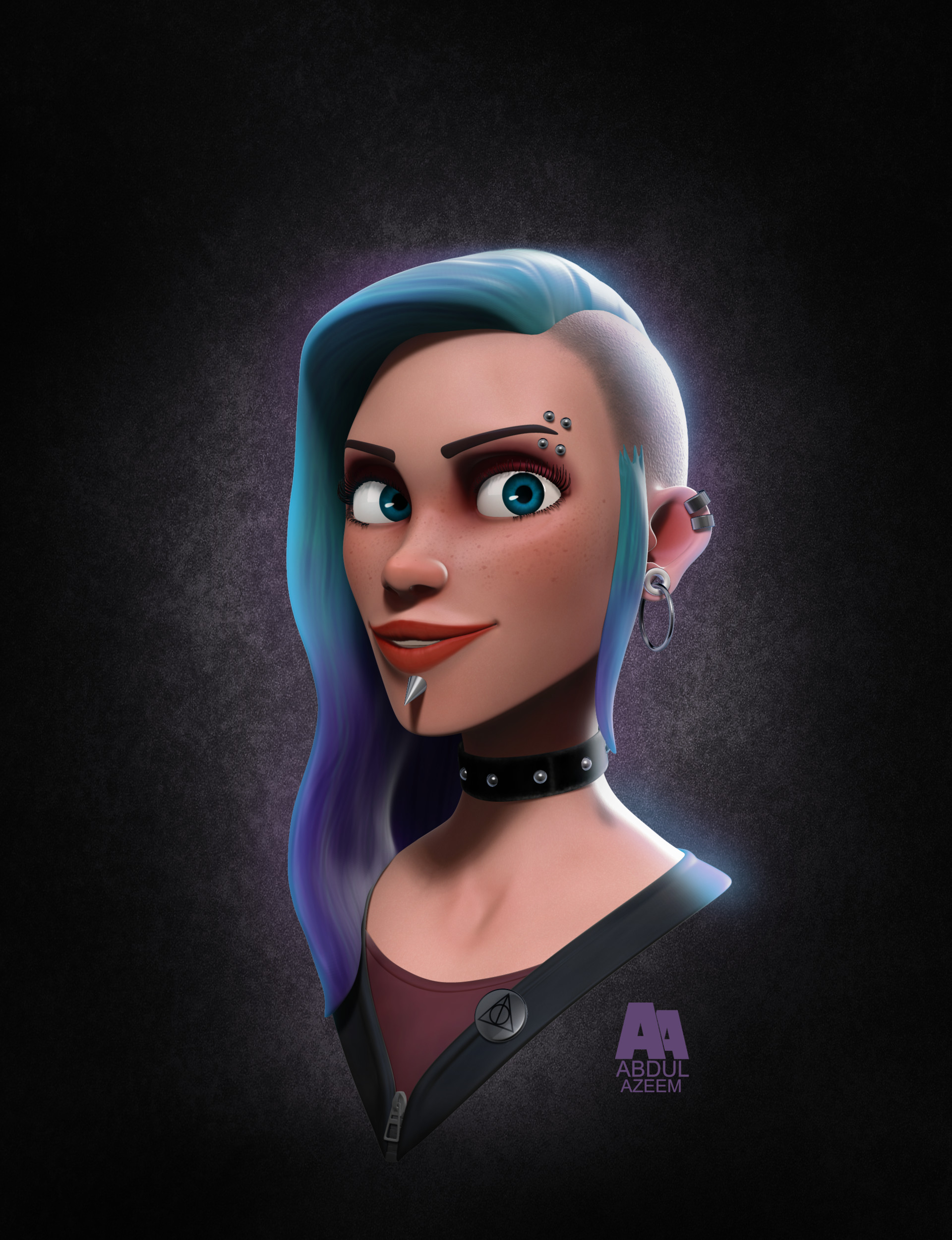 ArtStation - Punk Girl Fanart