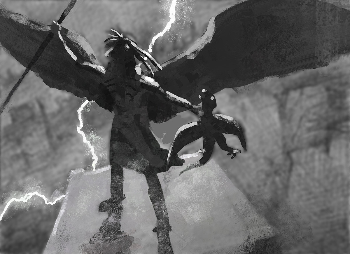 Rough Sketch: digitally cleaned up