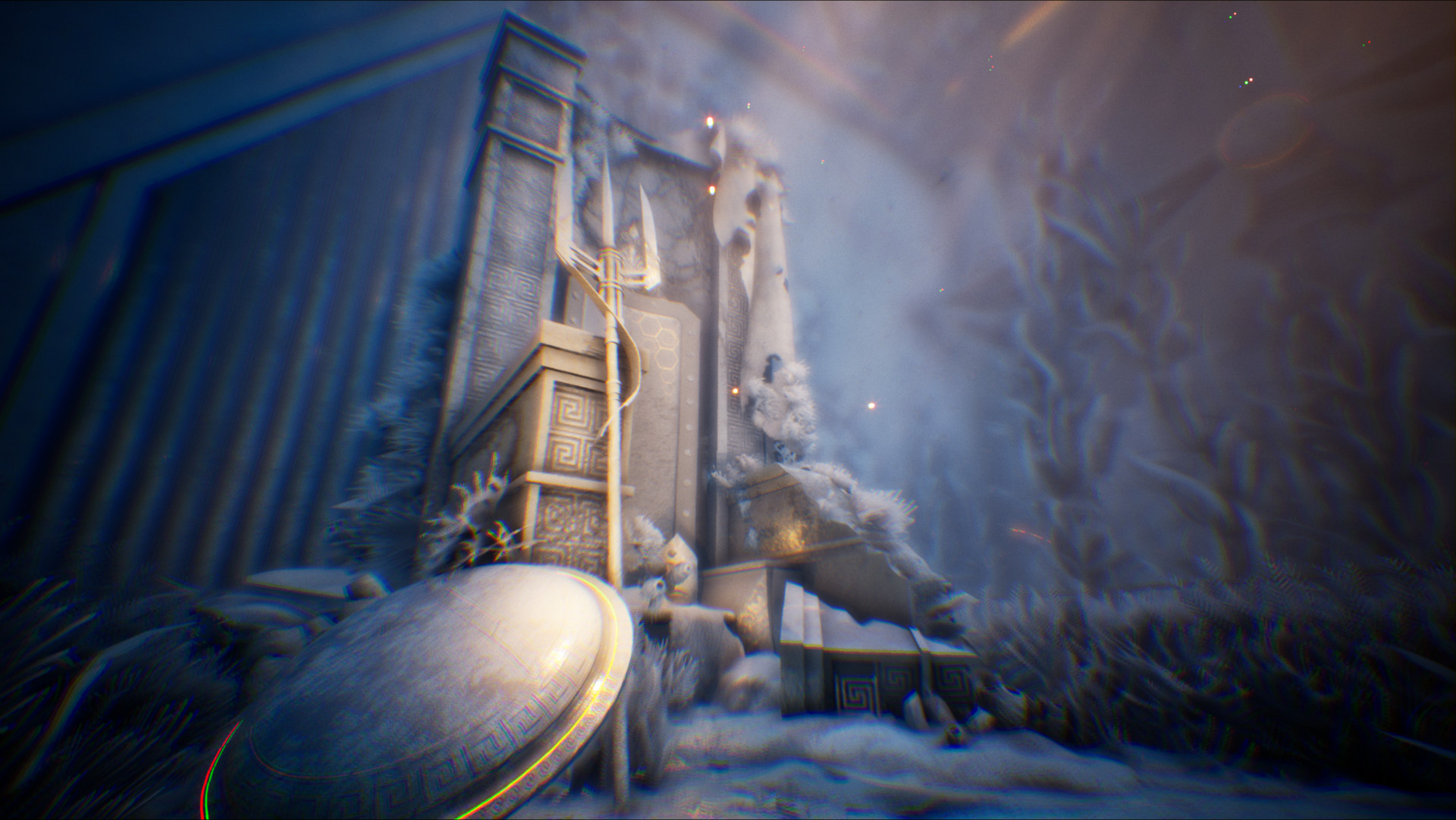 Jeremy Lebel Ue4 Underwater Sci Fi Greek Temple