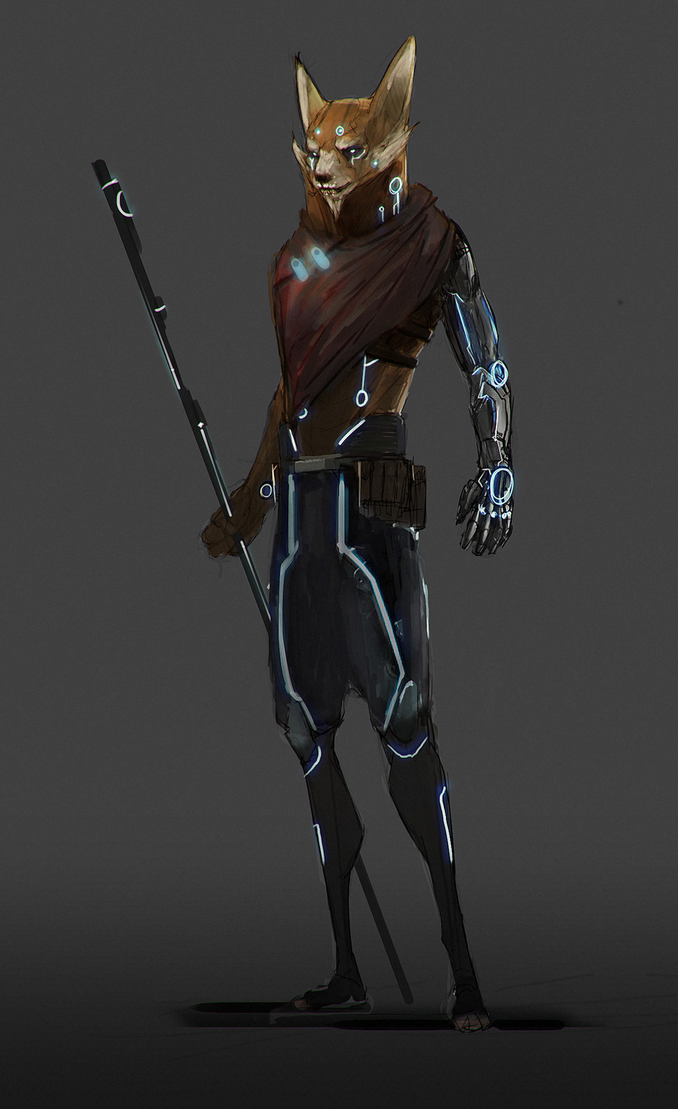 Sci Fi Red Panda