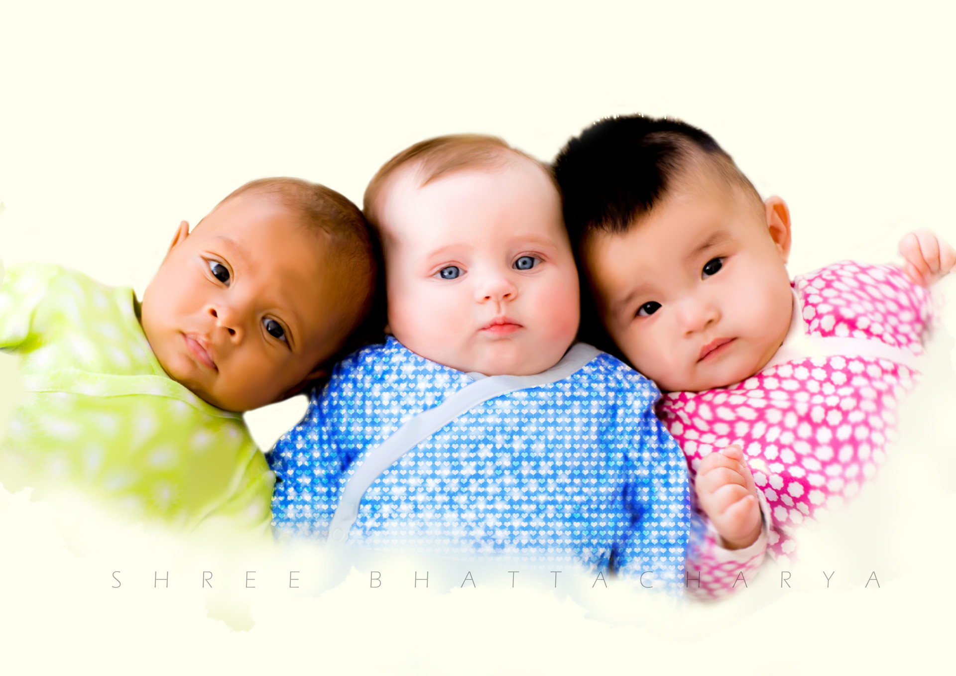 Artstation Babies Digital Painting Shree Bhattacharya