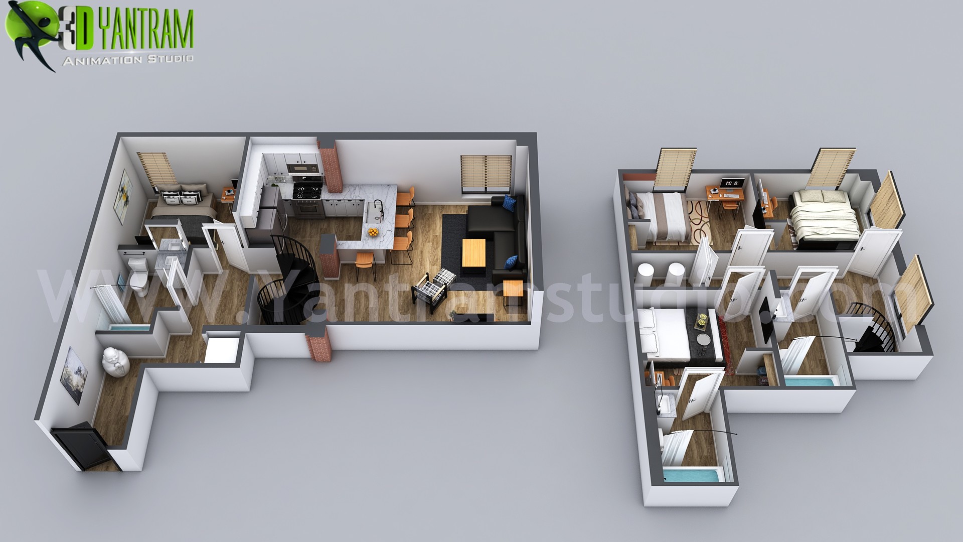 Artstation 3d Home Floor Plan Designs By Yantram Floor Plan