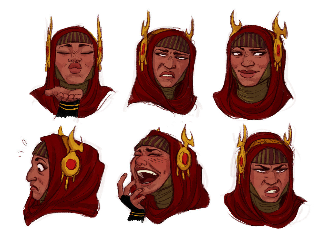 Zamira the Ifrit mage