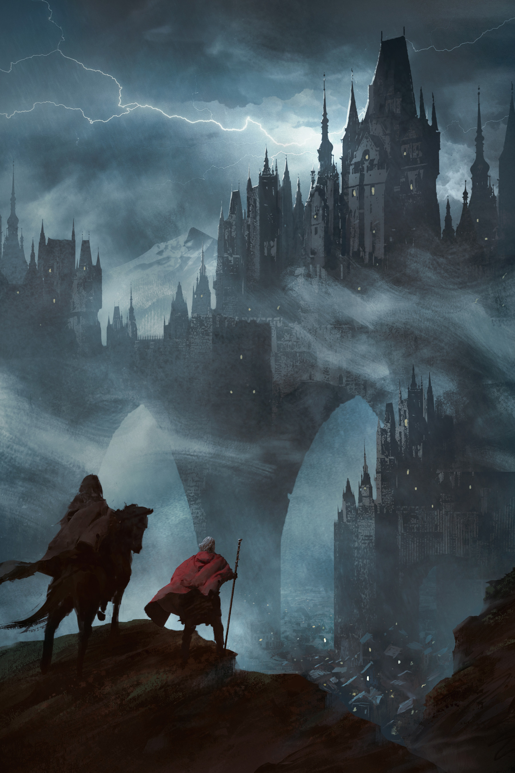 Iluminada - Dark Fantasy artwork for Book Cover by Wesley-Souza on