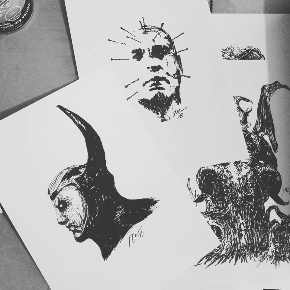  B&W INK DRAWINGS