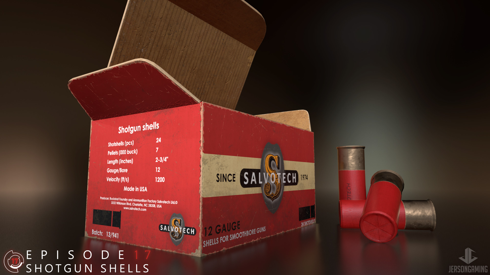 Artstation Half Life 2 Episode 17 12 Gauge Shotgun Shells Jerson Gaming Brand of the shells used by the shotgun. episode 17 12 gauge shotgun shells