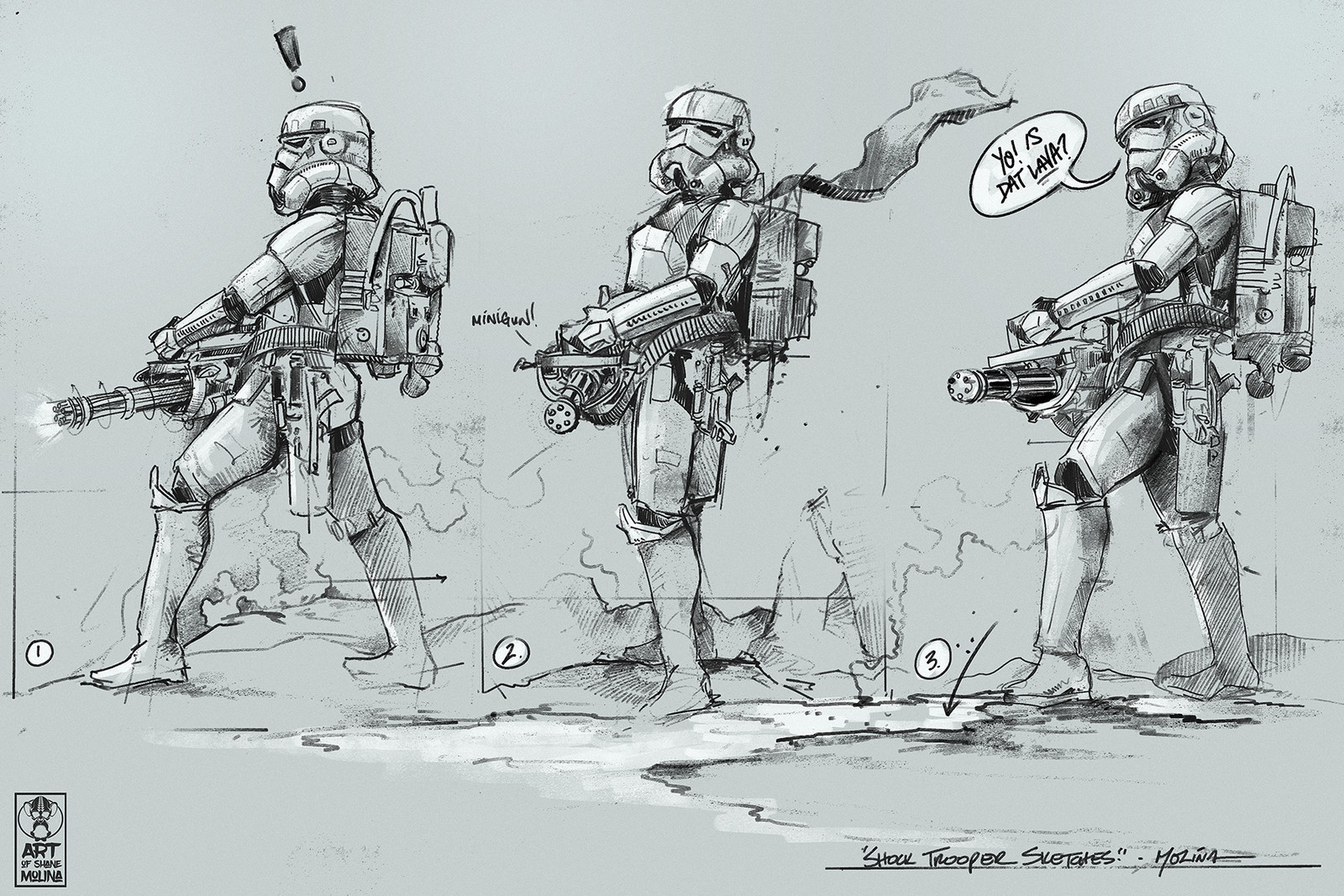 Pre-Sketches - Shocktrooper