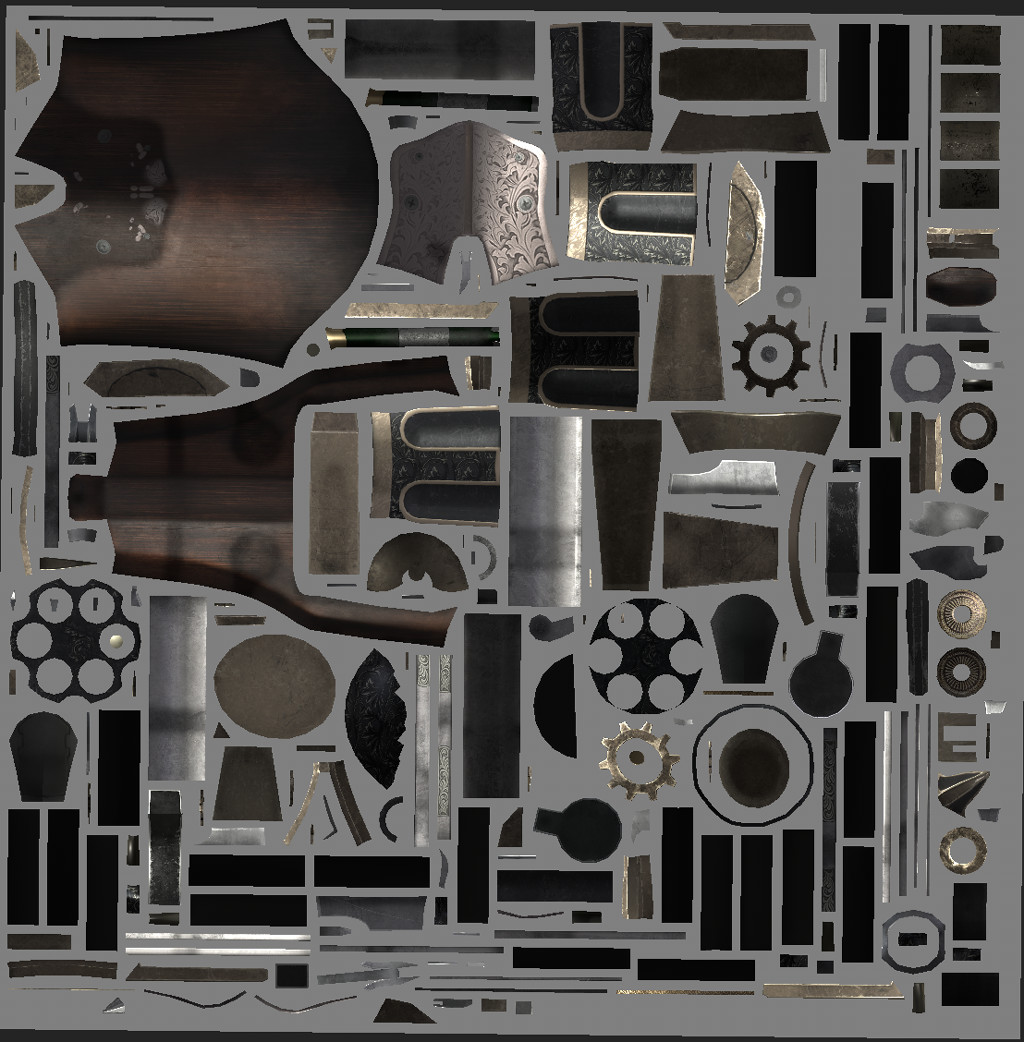 Texture Maps (Albedo, Metallic, Roughness, Normal and AO)