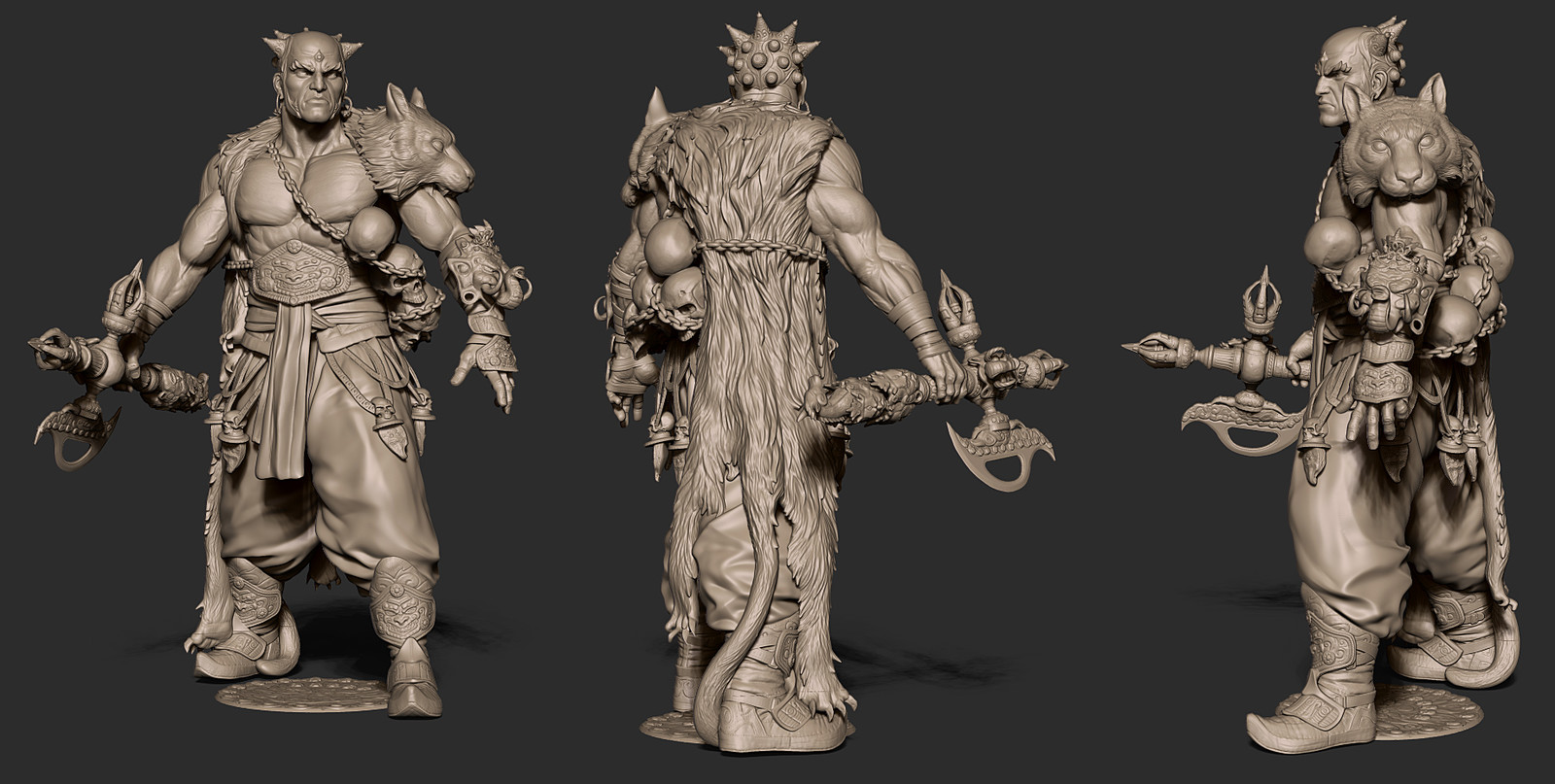 zbrush render of character