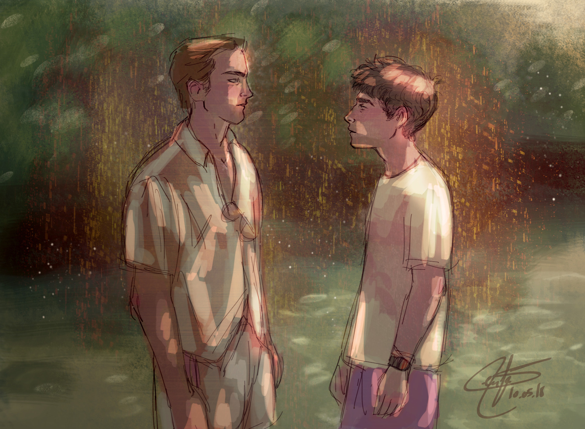 Artstation Call Me By Your Name Serife Balci