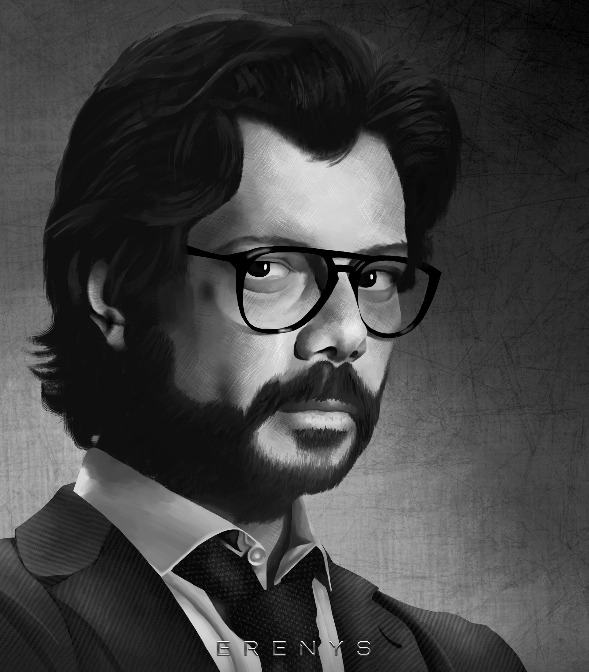 Artstation El Profesor Casa De Papel Erenys Art