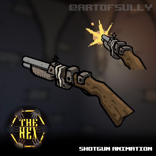 Pump-Action Shotgun (asset for 'The Hex')