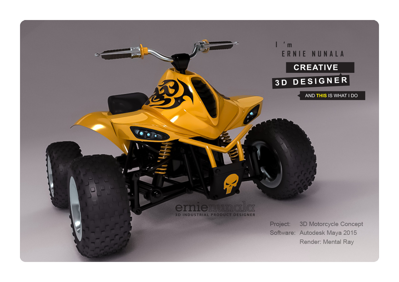 ArtStation 4 Wheel Dirt Bike