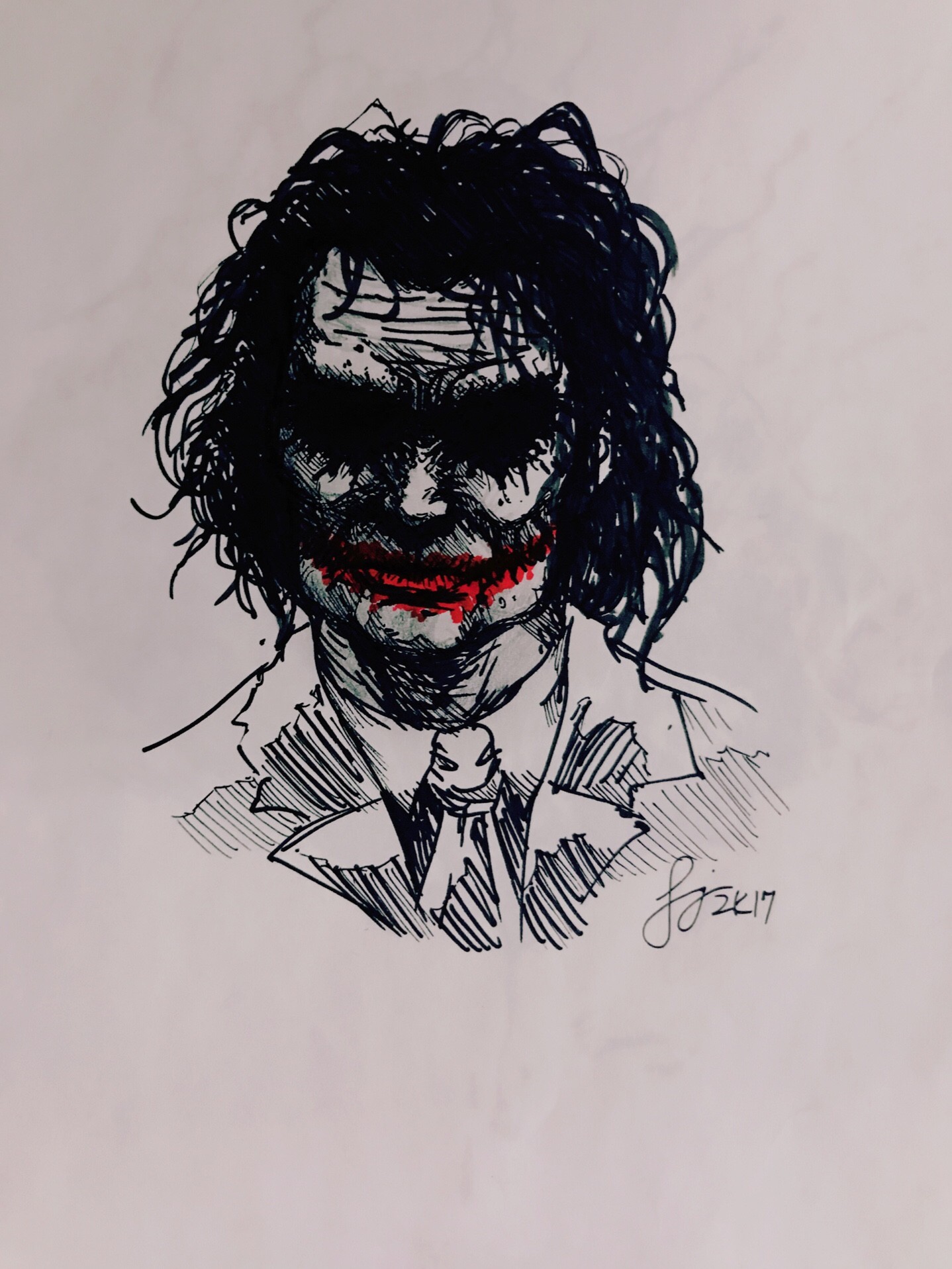 Artstation Why So Serious Joker From The Dark