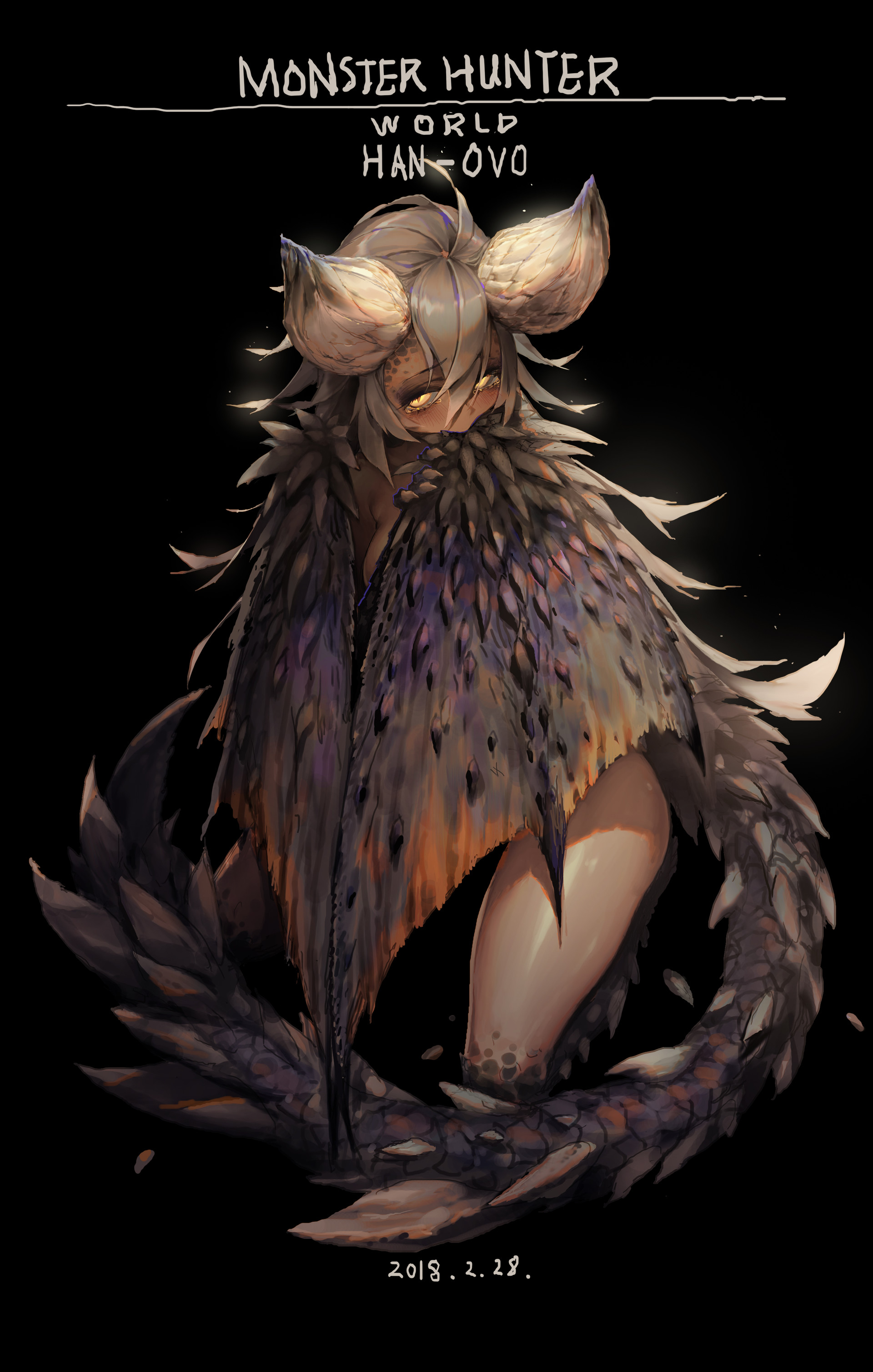 Artstation Monster Hunter World Han 0v0