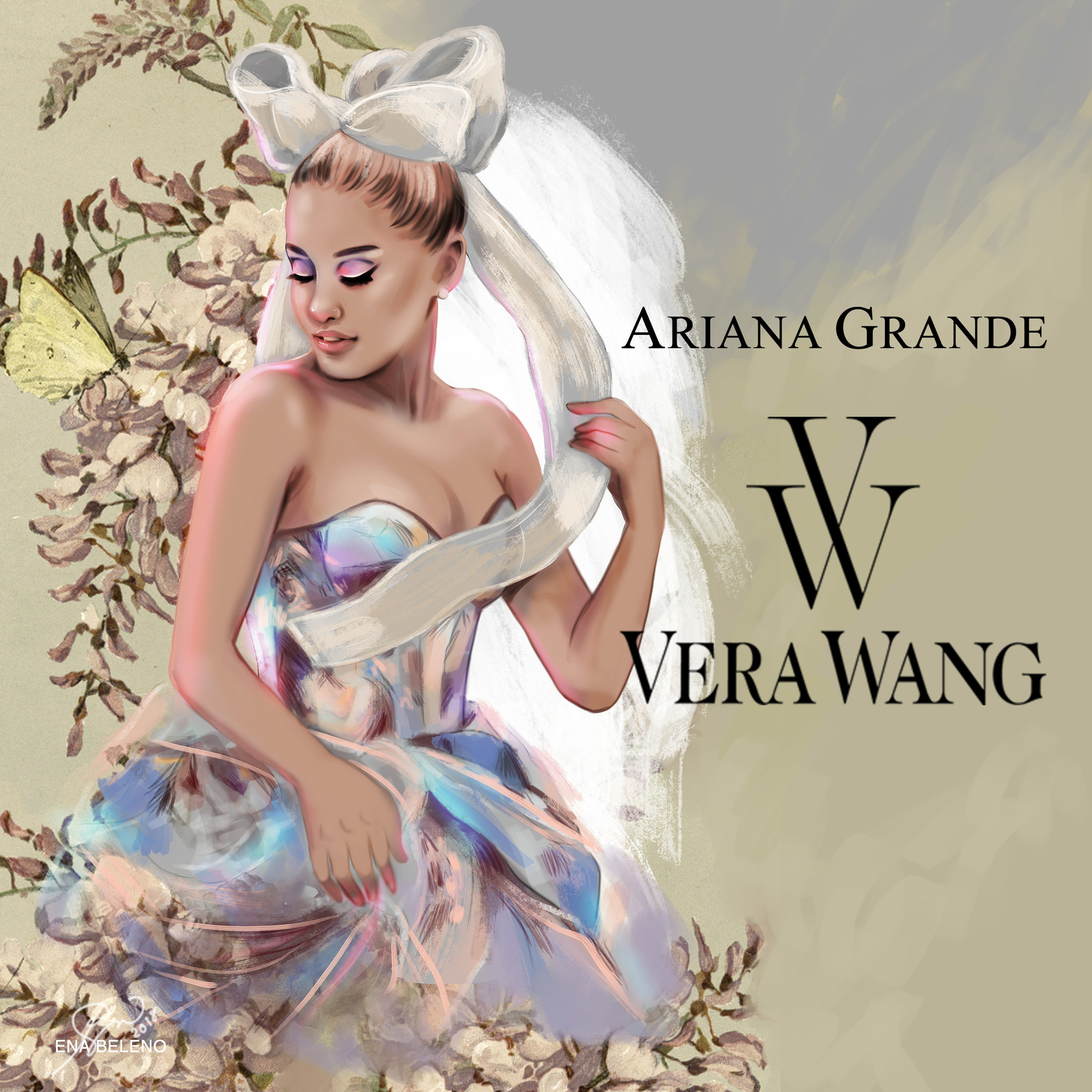 Vera wang ariana grande dress discount