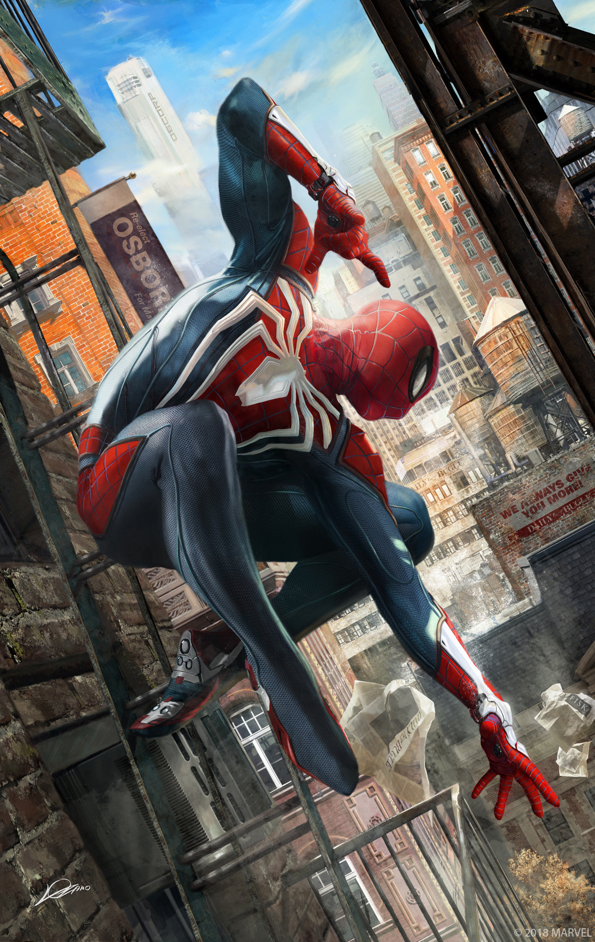Tage med jeg er sulten klynke ArtStation - Spider-Man (PS4)!