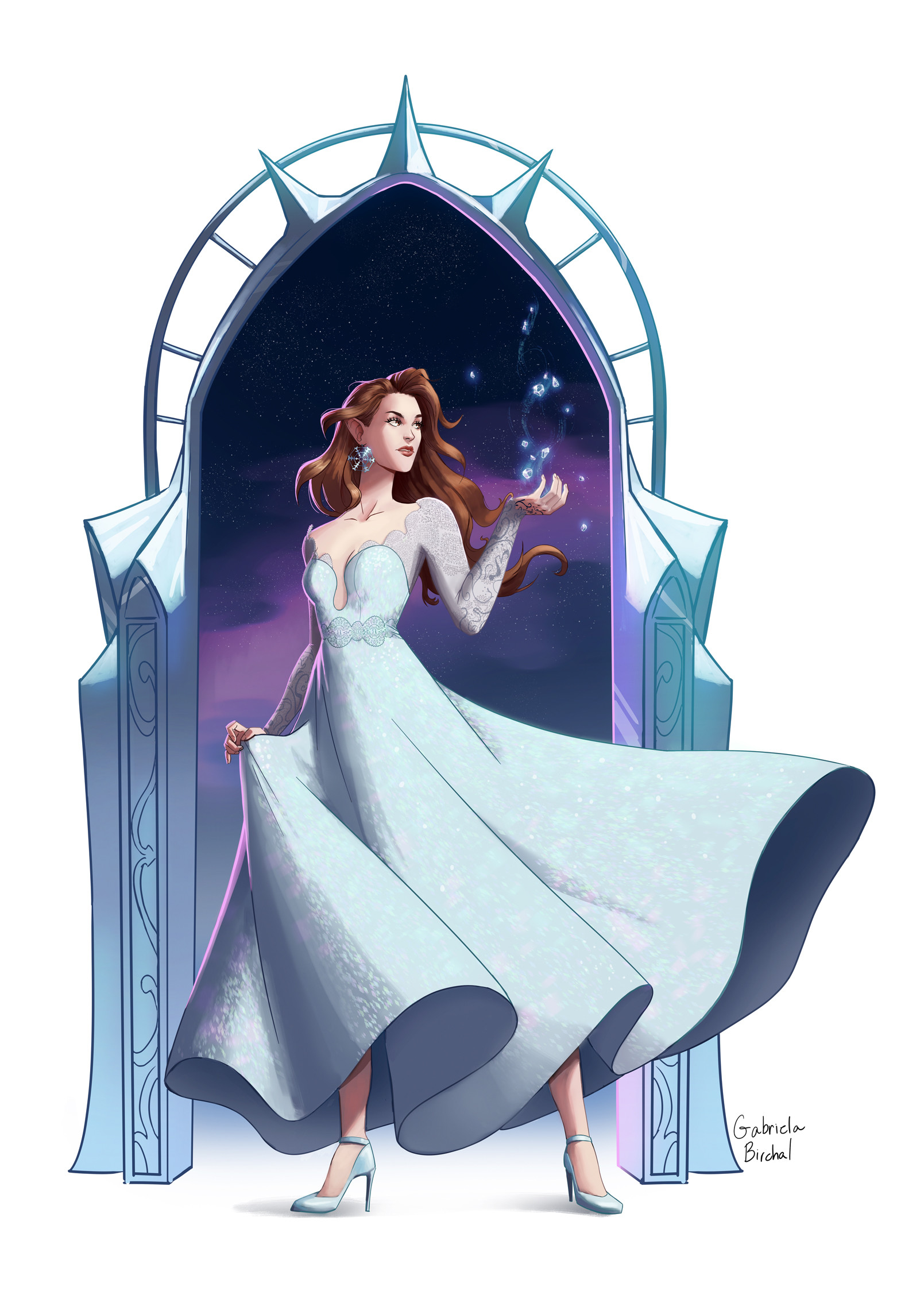 Artstation Starlight Gabriela Birchal #freetoedit feyre archeron, aelin, lysandra, amren, morrigan, image by arianne a. artstation starlight gabriela birchal