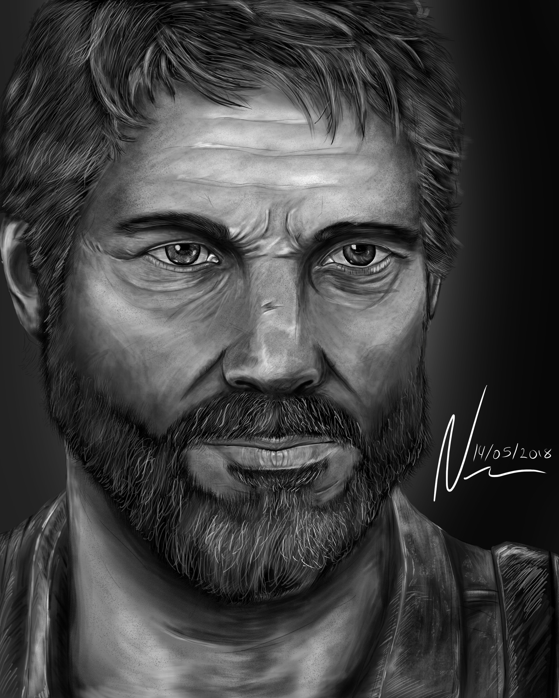 ArtStation - Joel Portrait The Last Of Us ArtStation - Joel Portrait The Last Of Us