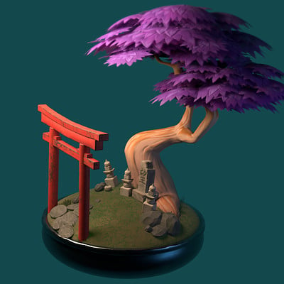 Sacred Bonsai Diorama