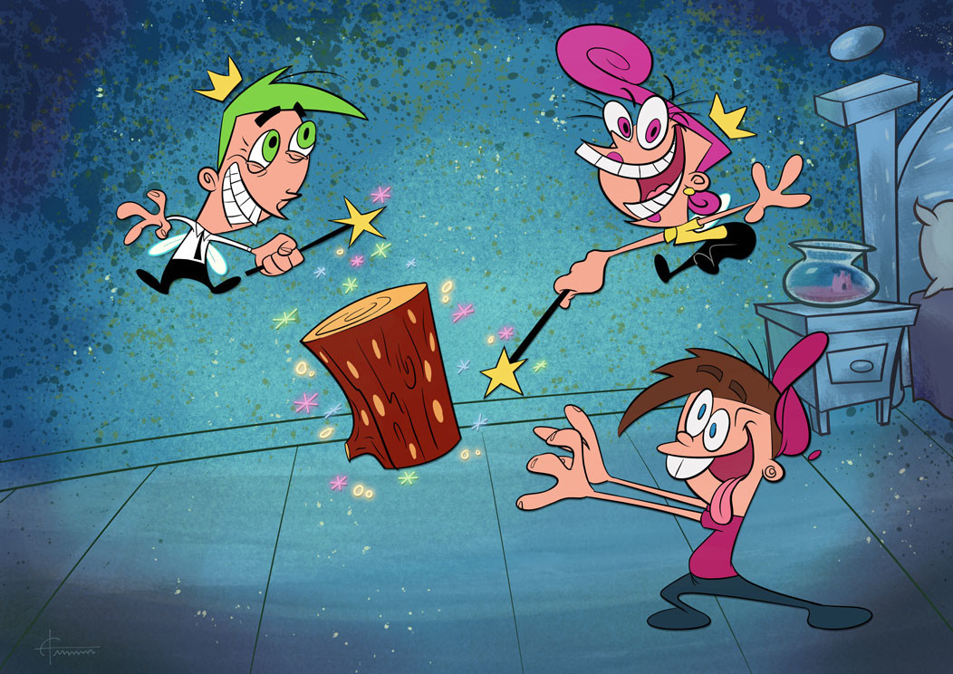 Fairly Oddparents in Ren and Stimpy style by Alex Rocky Ferrer : r ...