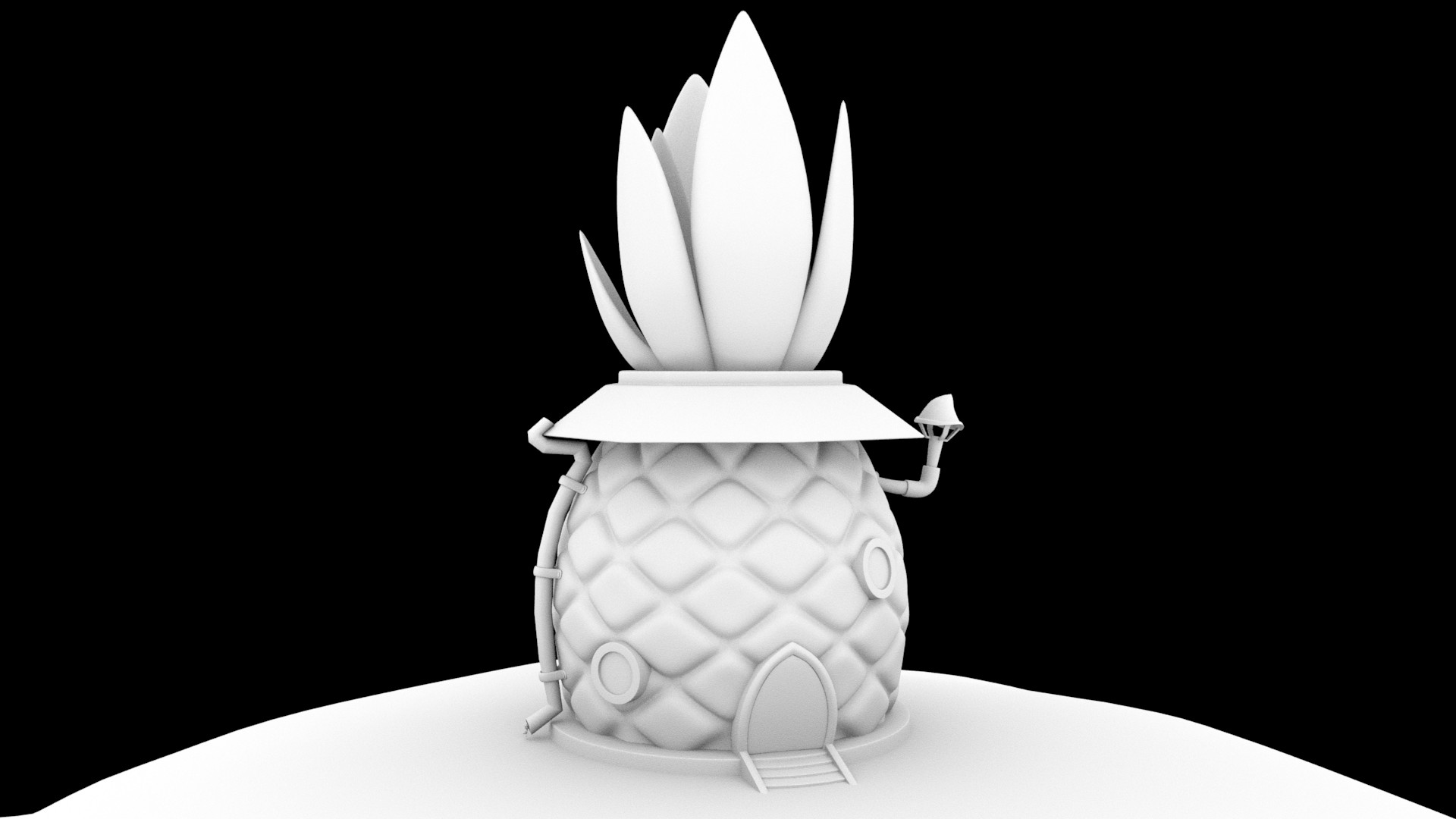 ArtStation pineapple house