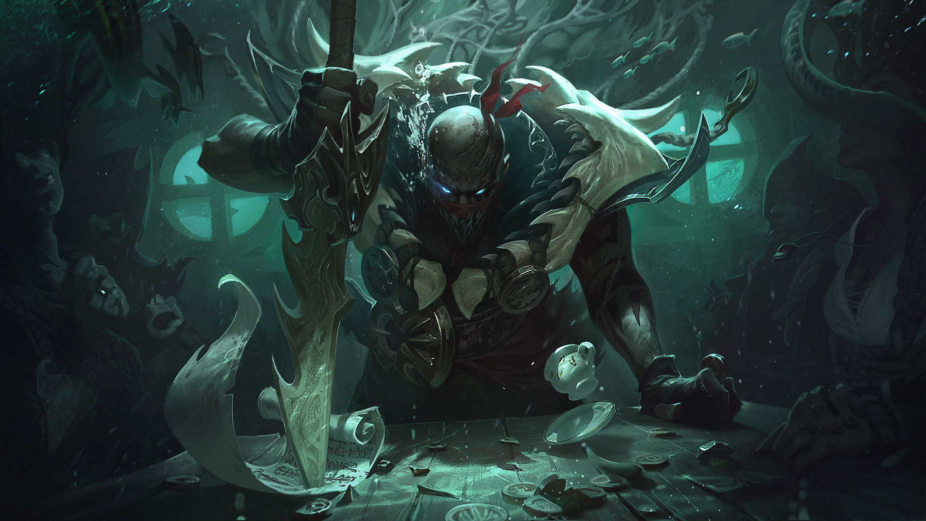 Artstation Pyke The Bloodharbor Ripper Ï½ï½ï½ï½ï½ï½ Ï½ï½ï½ï½ï½ West studio is proud to work in collaboration with riot games on splash art illustrations for the most dominant force in games today: artstation pyke the bloodharbor