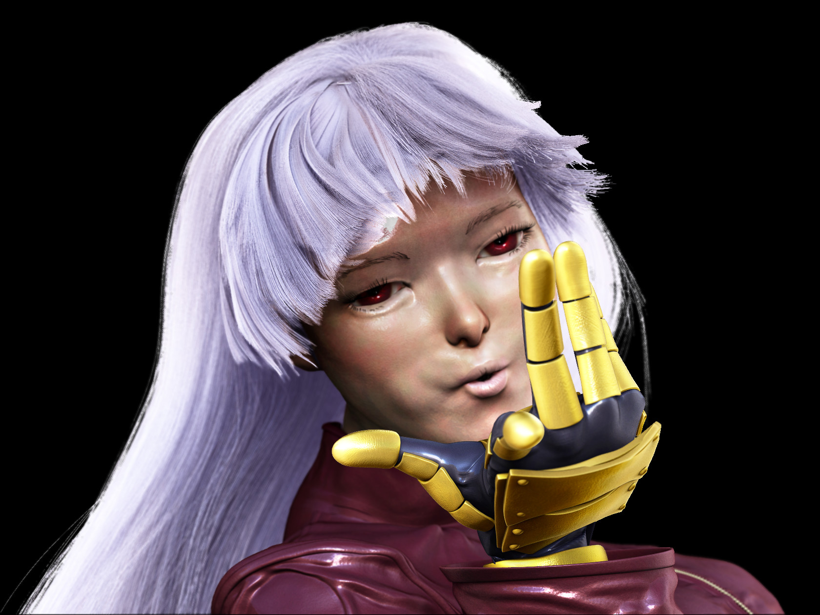 Kula Diamond 3D Model King of Fighter