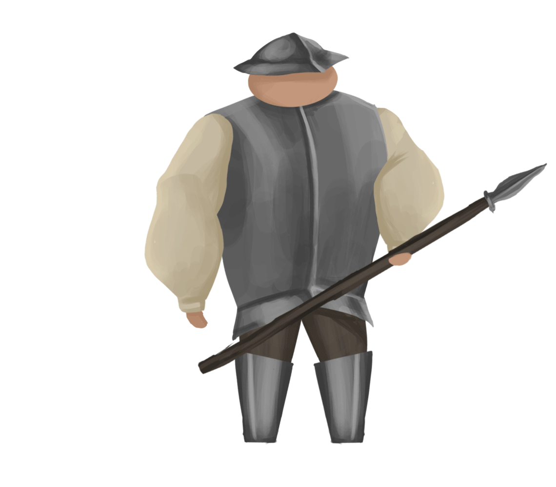 Constable command flinch (armed version). He also wouldn't go down in one hit like the other enemy types.