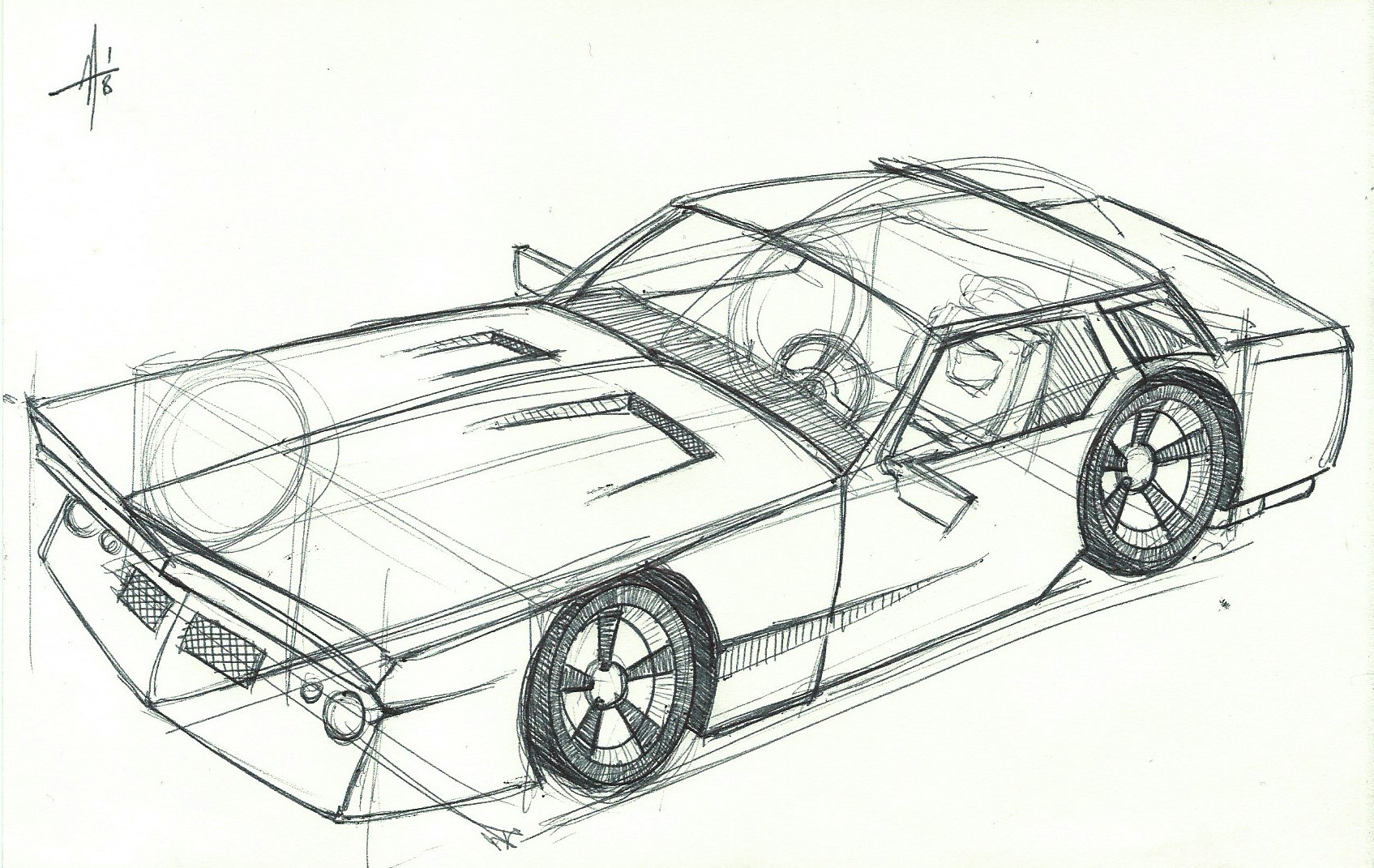 Artstation Muscle Car Concept Andrew Harms