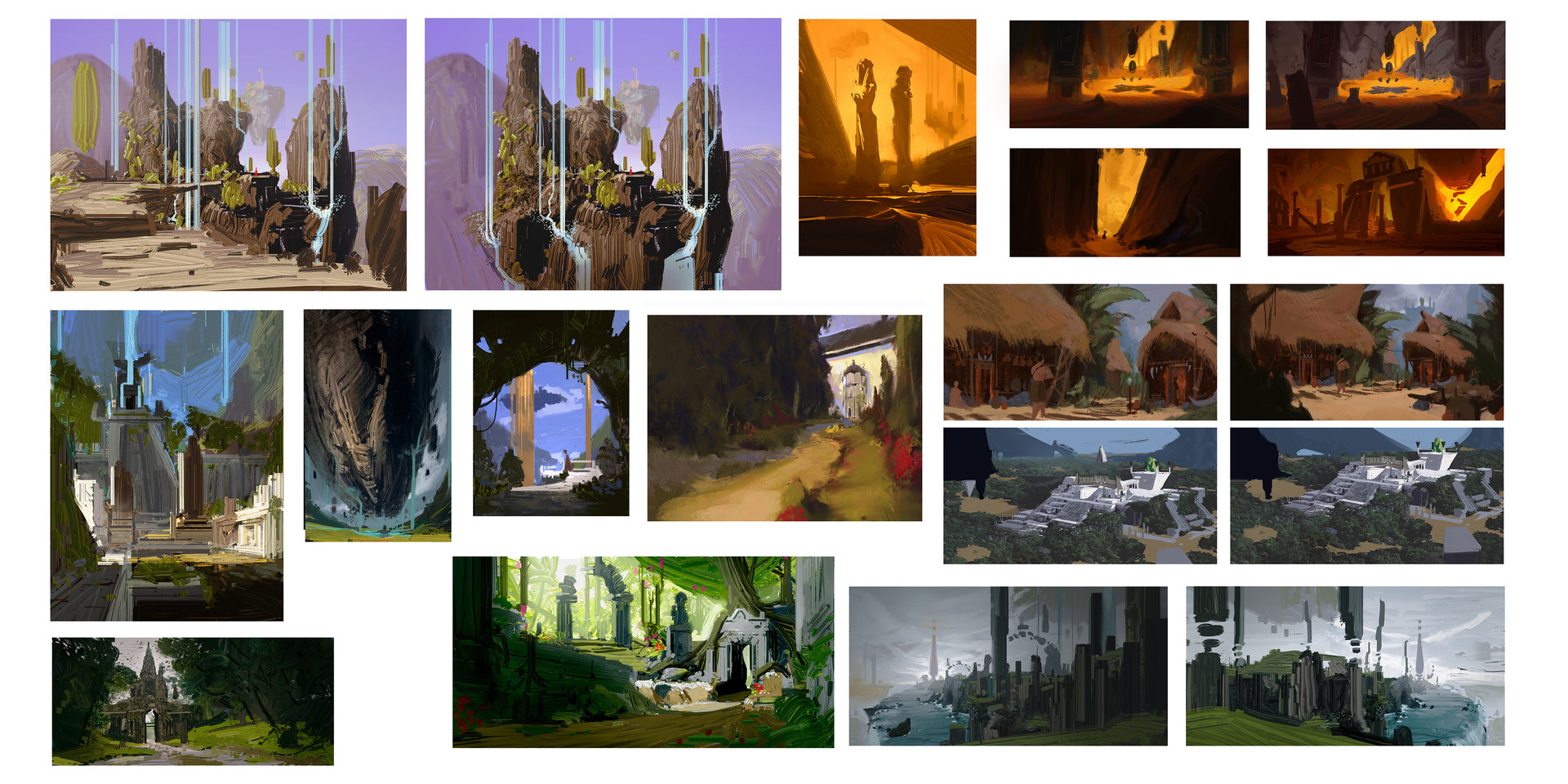 Artstation Collection Of Thumbnails Exploration Adam - 