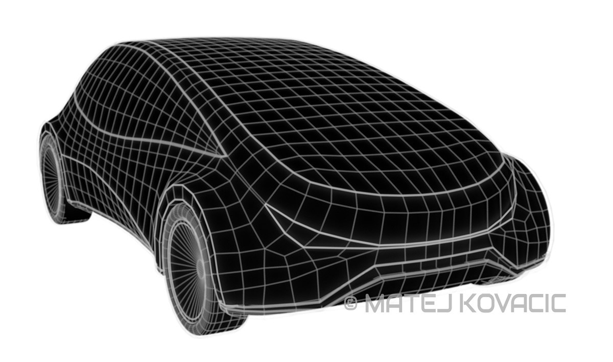 Futuristic Car Model