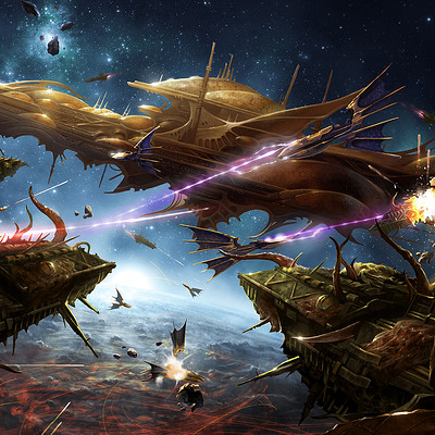 Emile denis armada of iyanden vs plague swarm