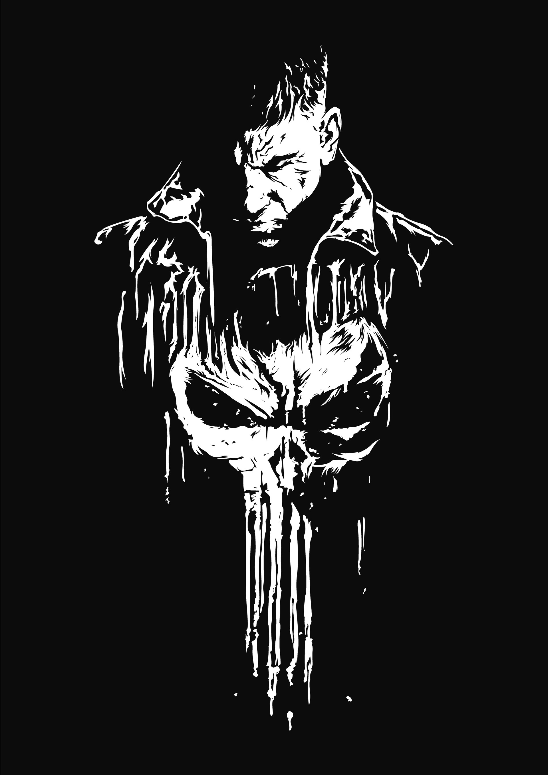 Punisher Logo 4K