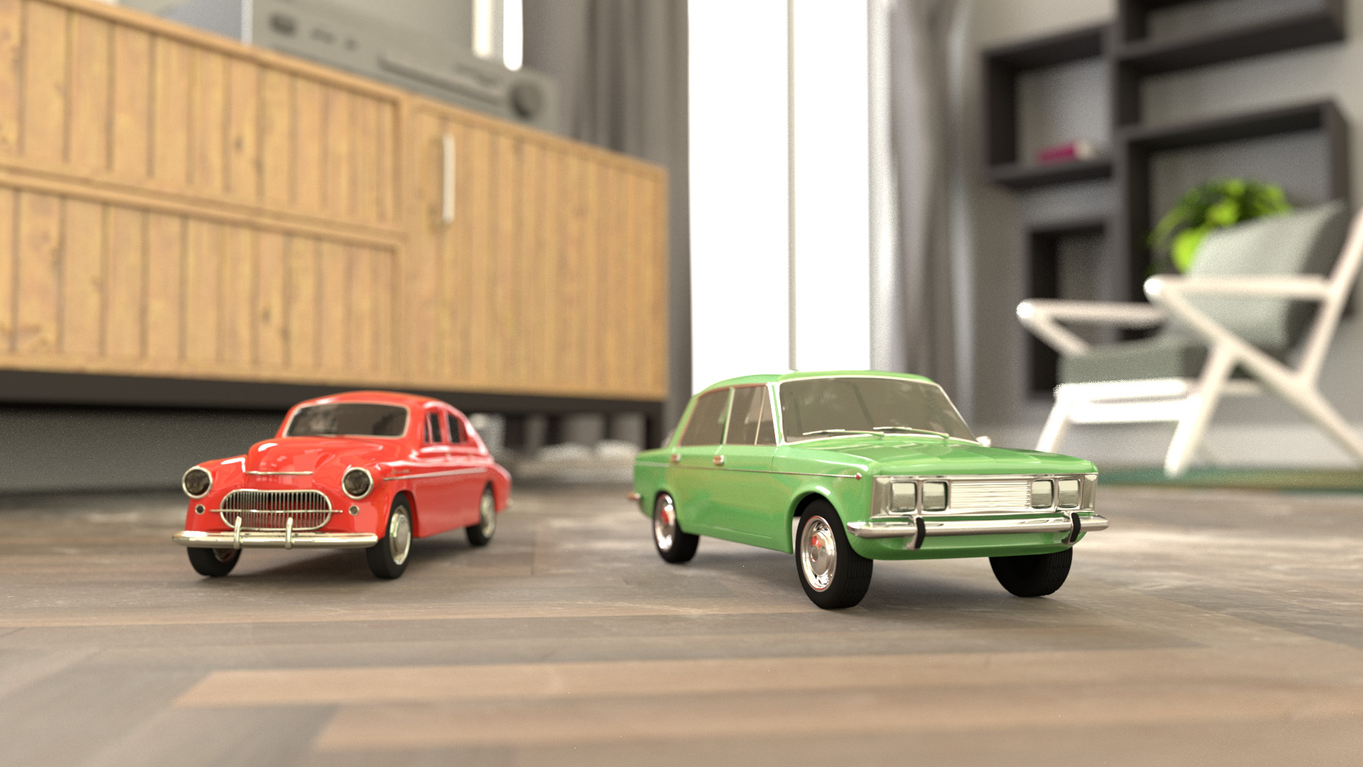 ArtStation - Two old cars
