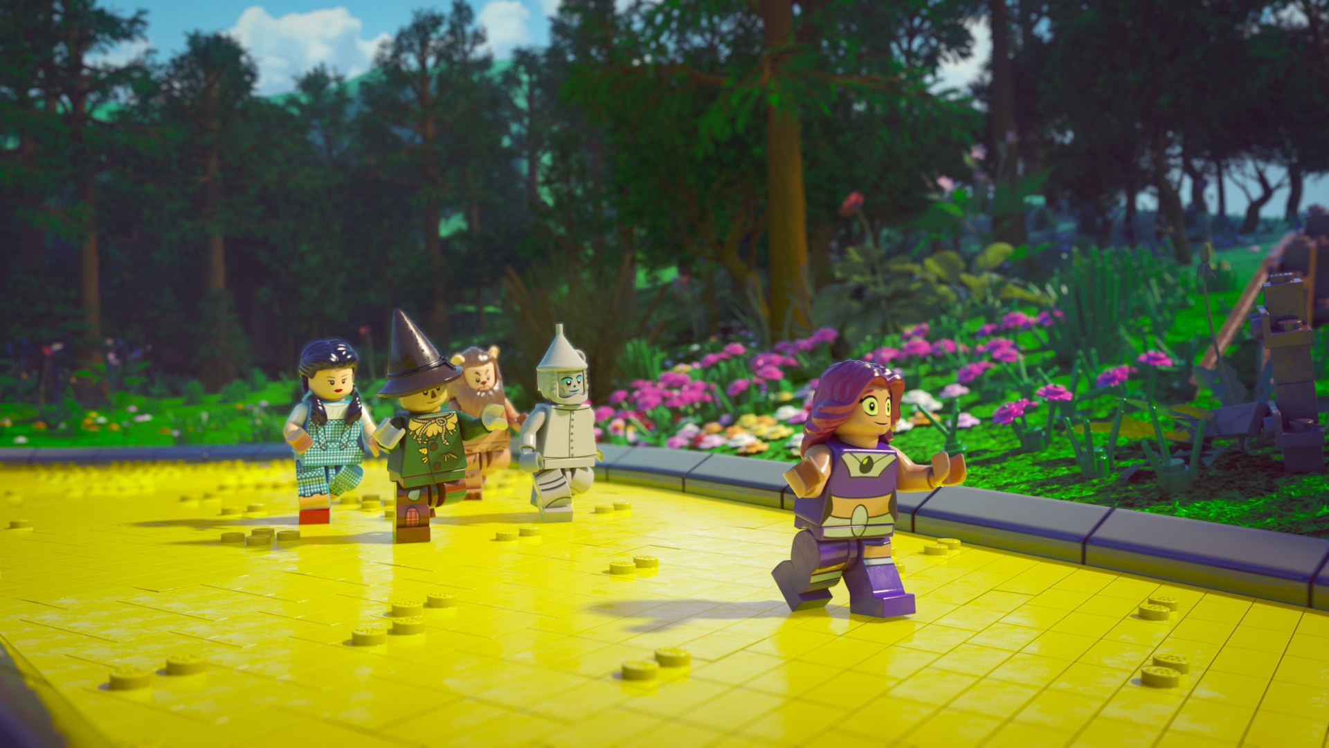 yellow brick road lego