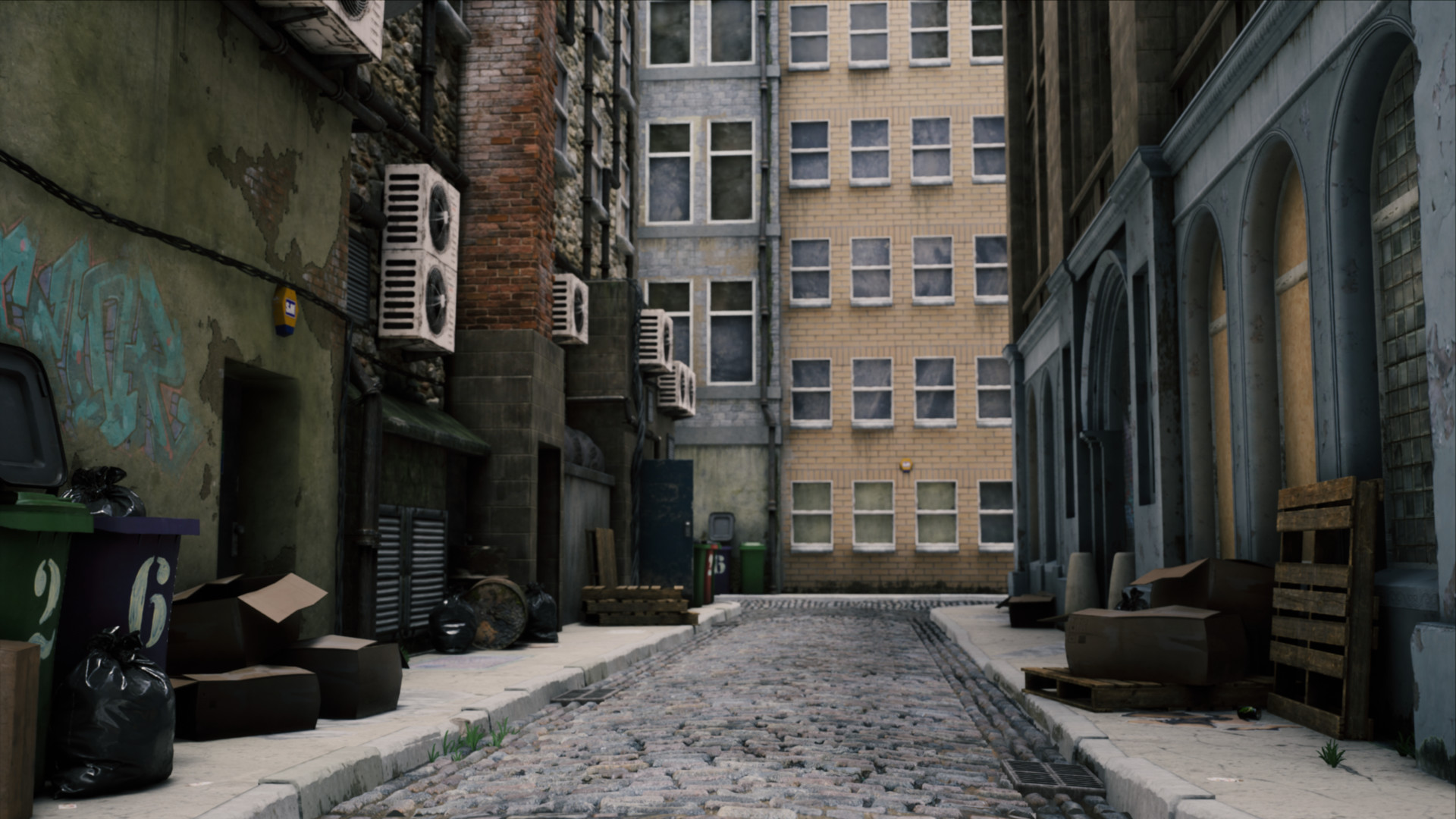 Artstation Dirty Alley George Garton