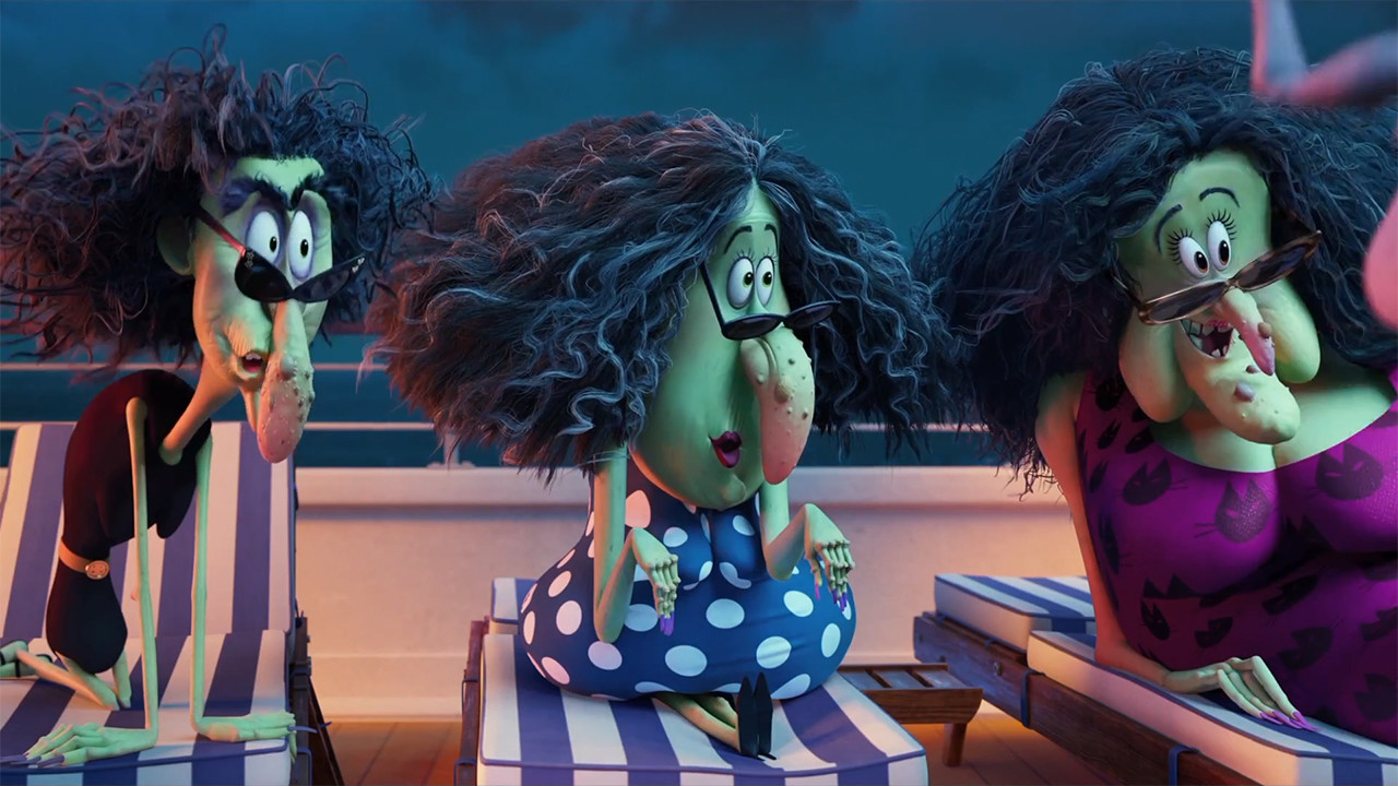Artstation Hotel Transylvania 3 Witches James Chan Paka draka wybiera sie na wakacje ekskluzywnym statkiem. hotel transylvania 3 witches james chan