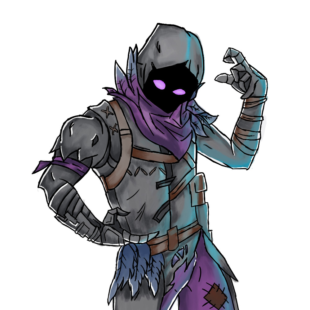 Artstation Fortnite Raven Skin Girum M47