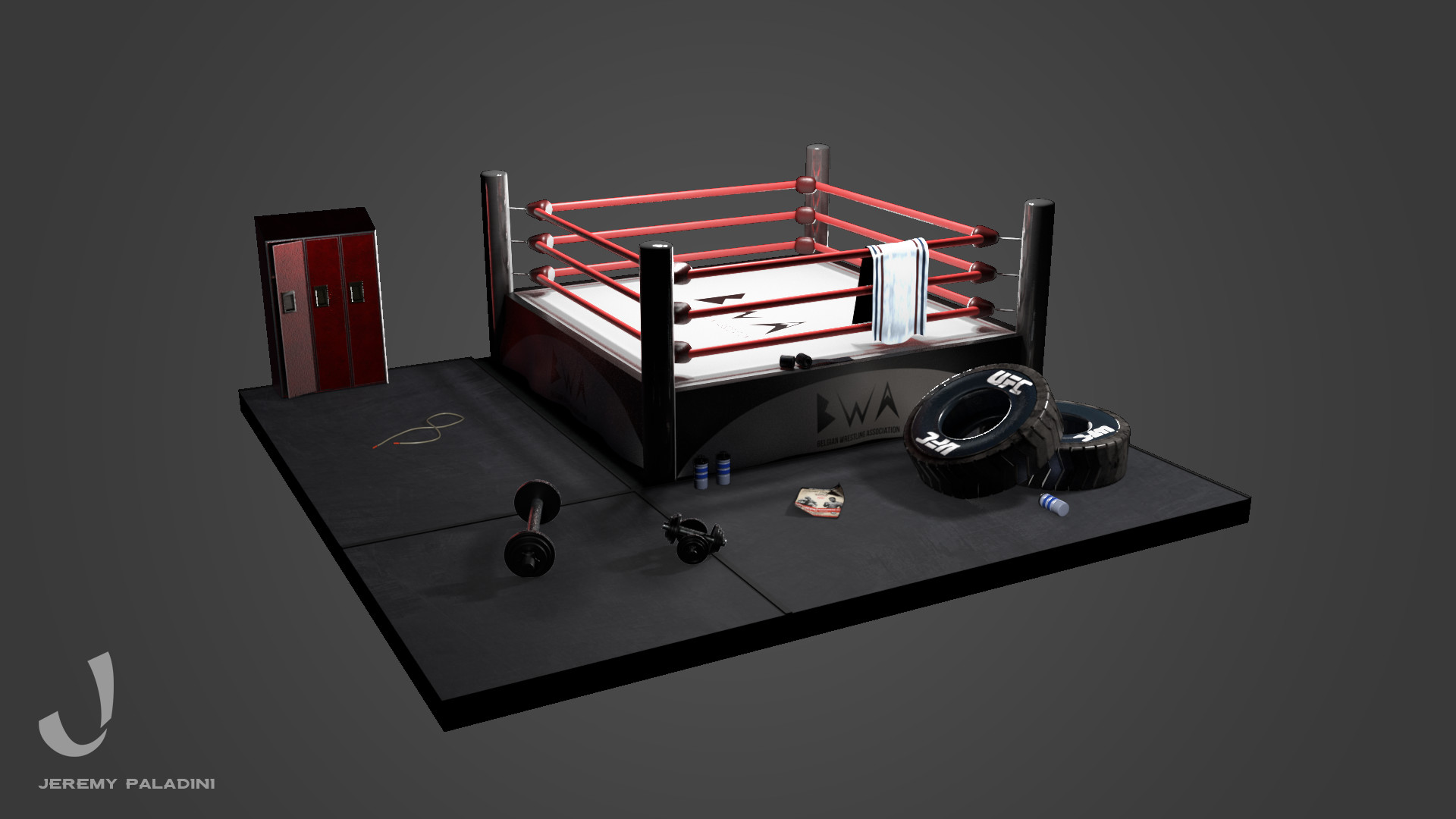 ArtStation - Wrestling Ring