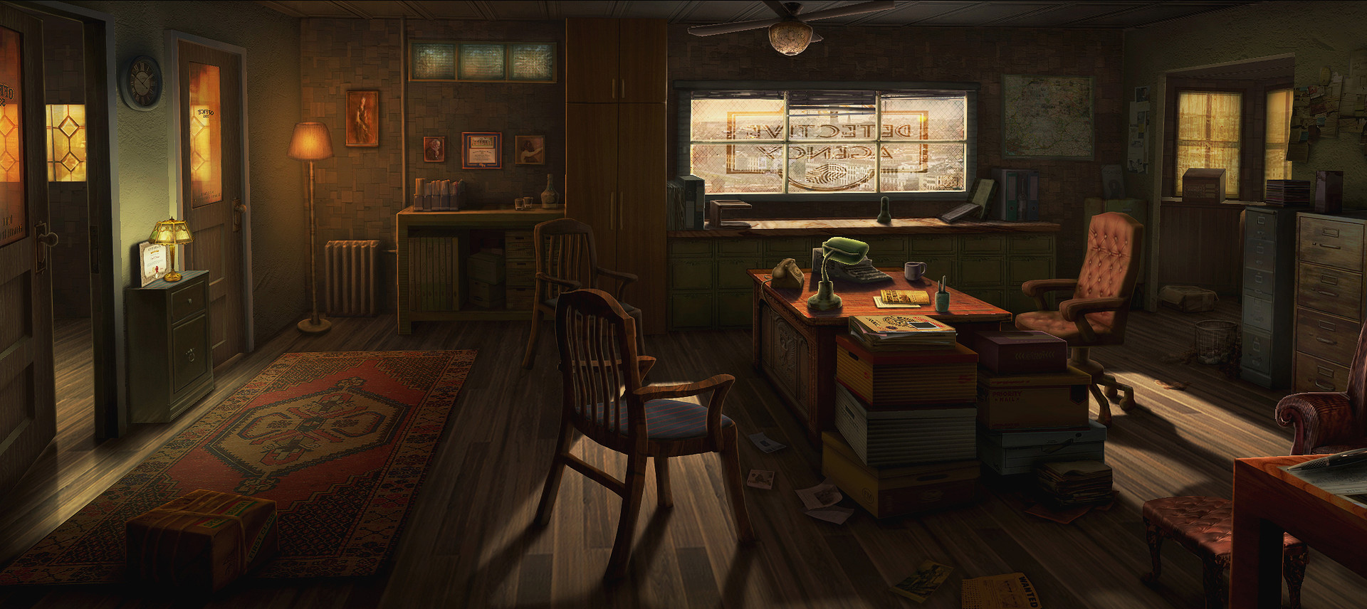 Detective's office deals