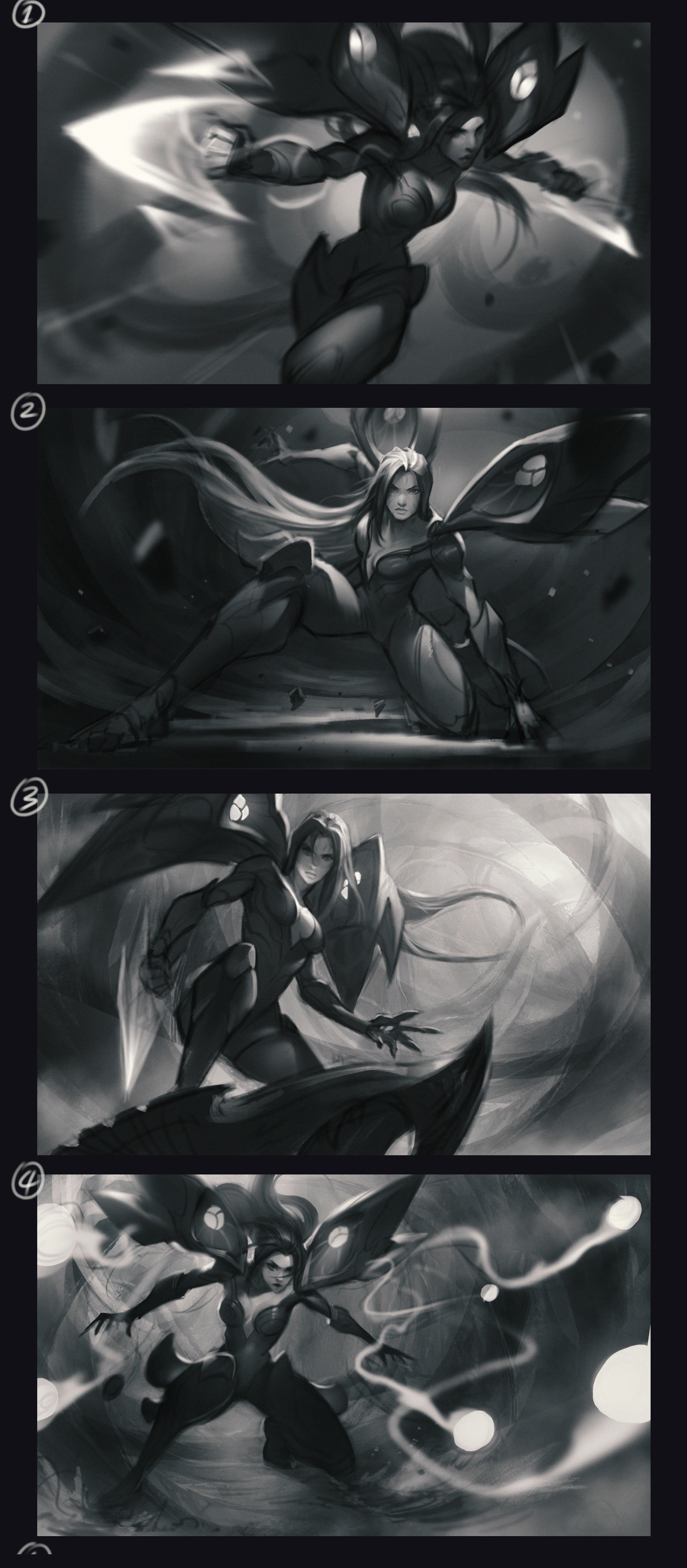 Artstation Kai Sa Splash Art For The League Of Legend Chengwei Pan League of legends (moba by riot games) desktop wallpapers. kai sa splash art for the league of