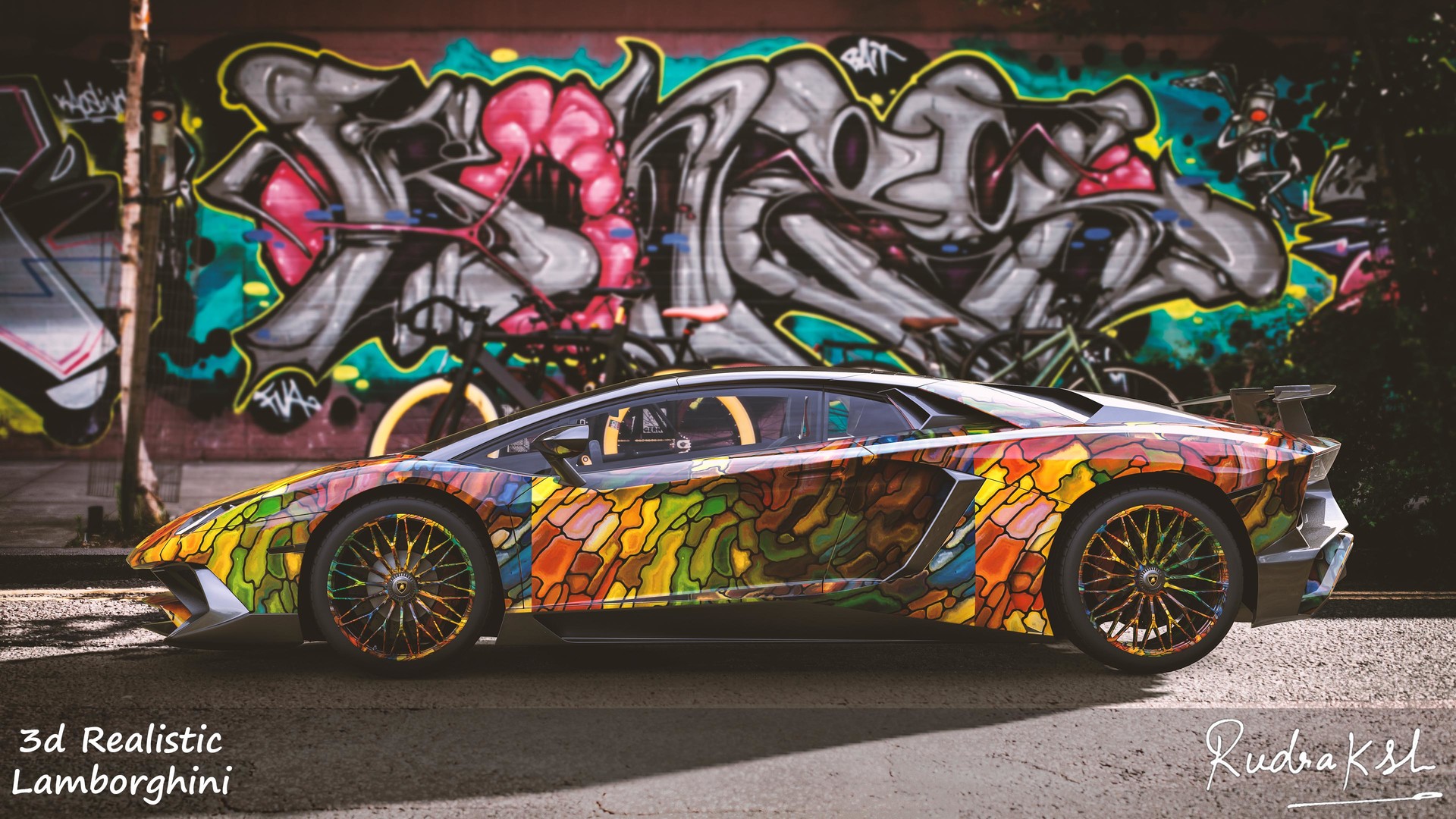 Artstation 3d Realistic Lamborghini 3d Realistic Cars Rudraksh