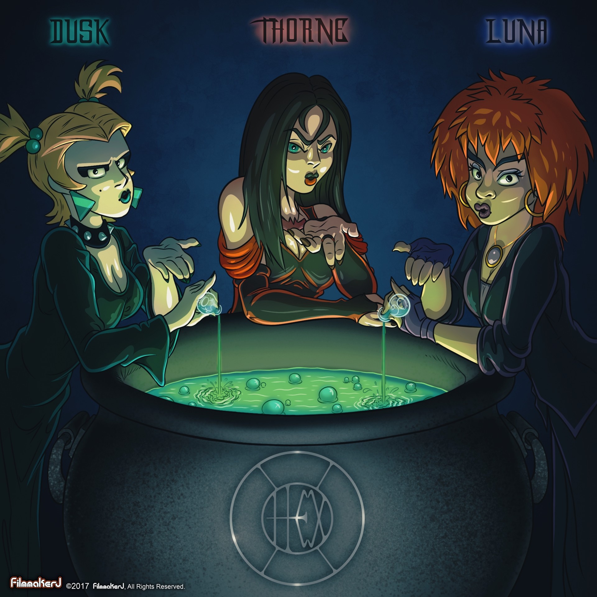 Artstation The Hex Girls Self Titled Album Cover Jonathan Leiter Check out amazing hexgirls artwork on deviantart. the hex girls self titled album cover