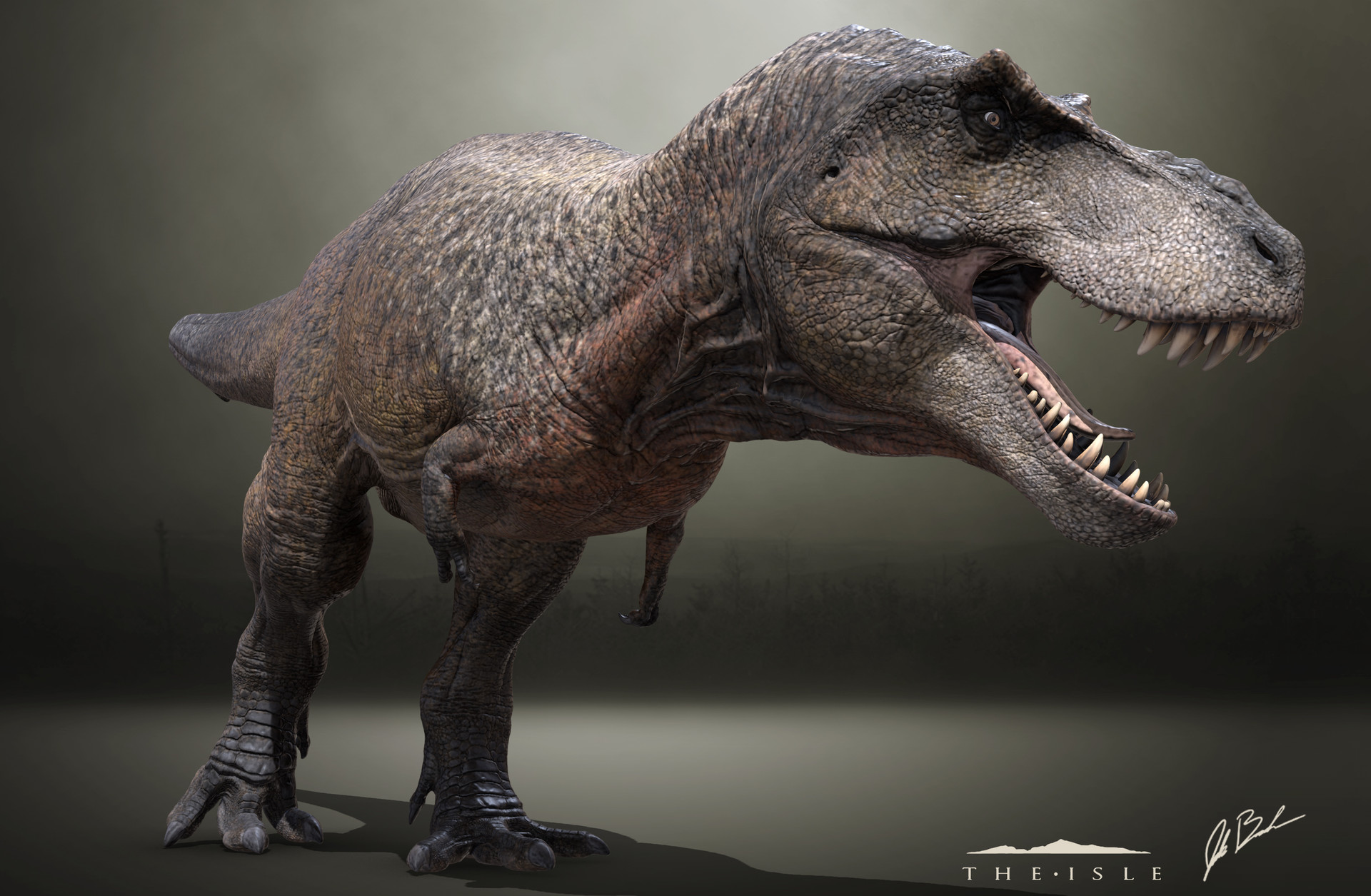 Artstation Tyrannosaurus Rex The Isle Jacob Baardse