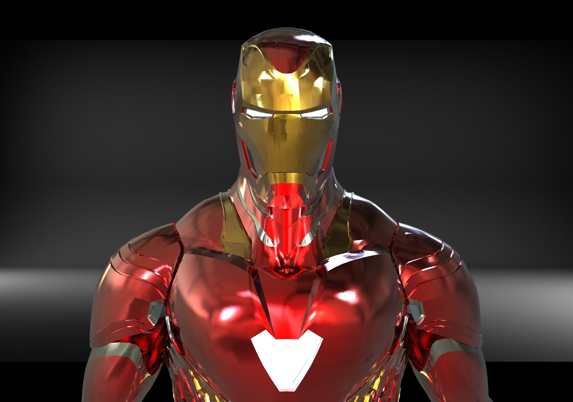 Artstation Iron Man Mark 50 Infinity War 3d Model Jonathan Brito
