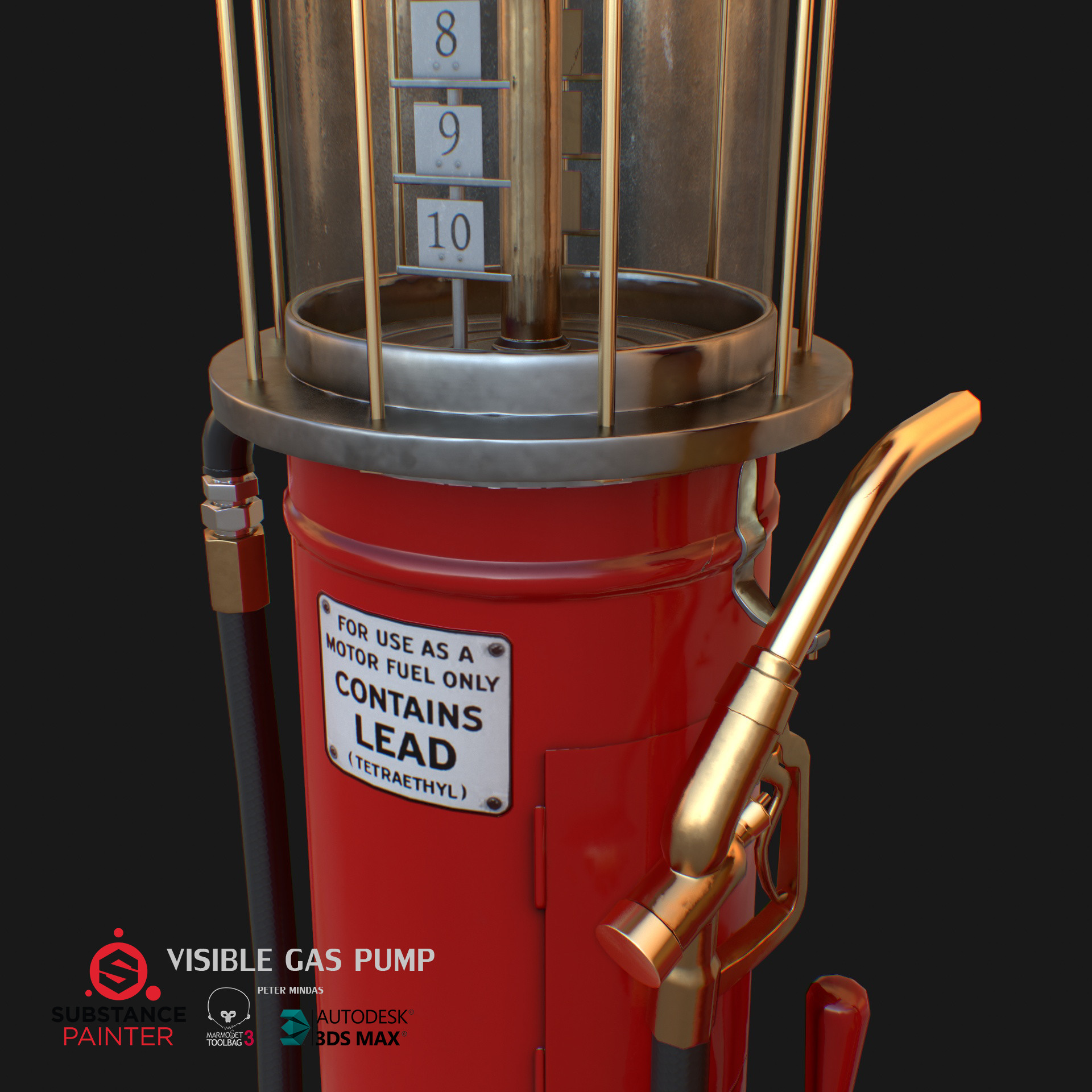 Vintage visible gas best sale pumps