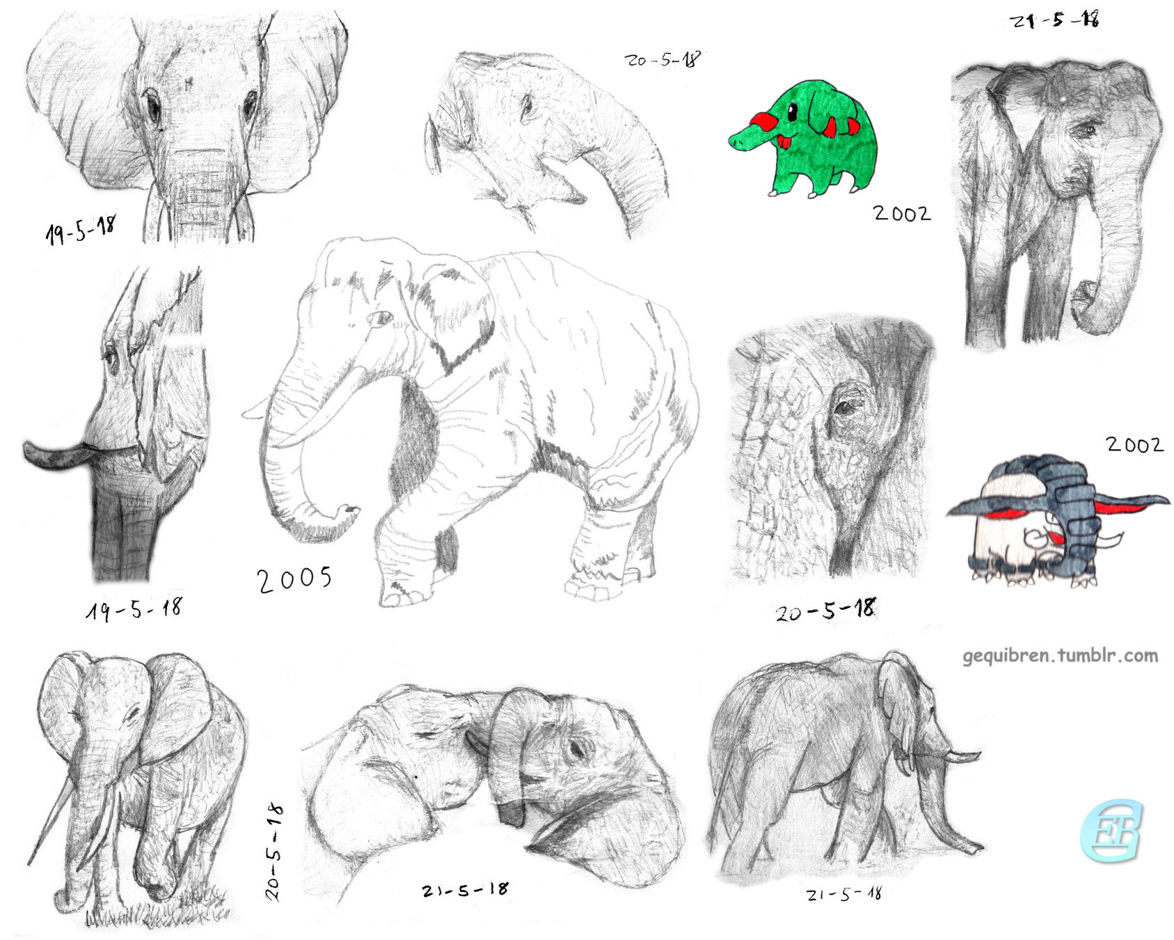 Gequibren Art Ong Bak Tony Jaa With Elephant Some Sketches 2003, таиланд, боевики, триллеры, криминал. gequibren art ong bak tony jaa with