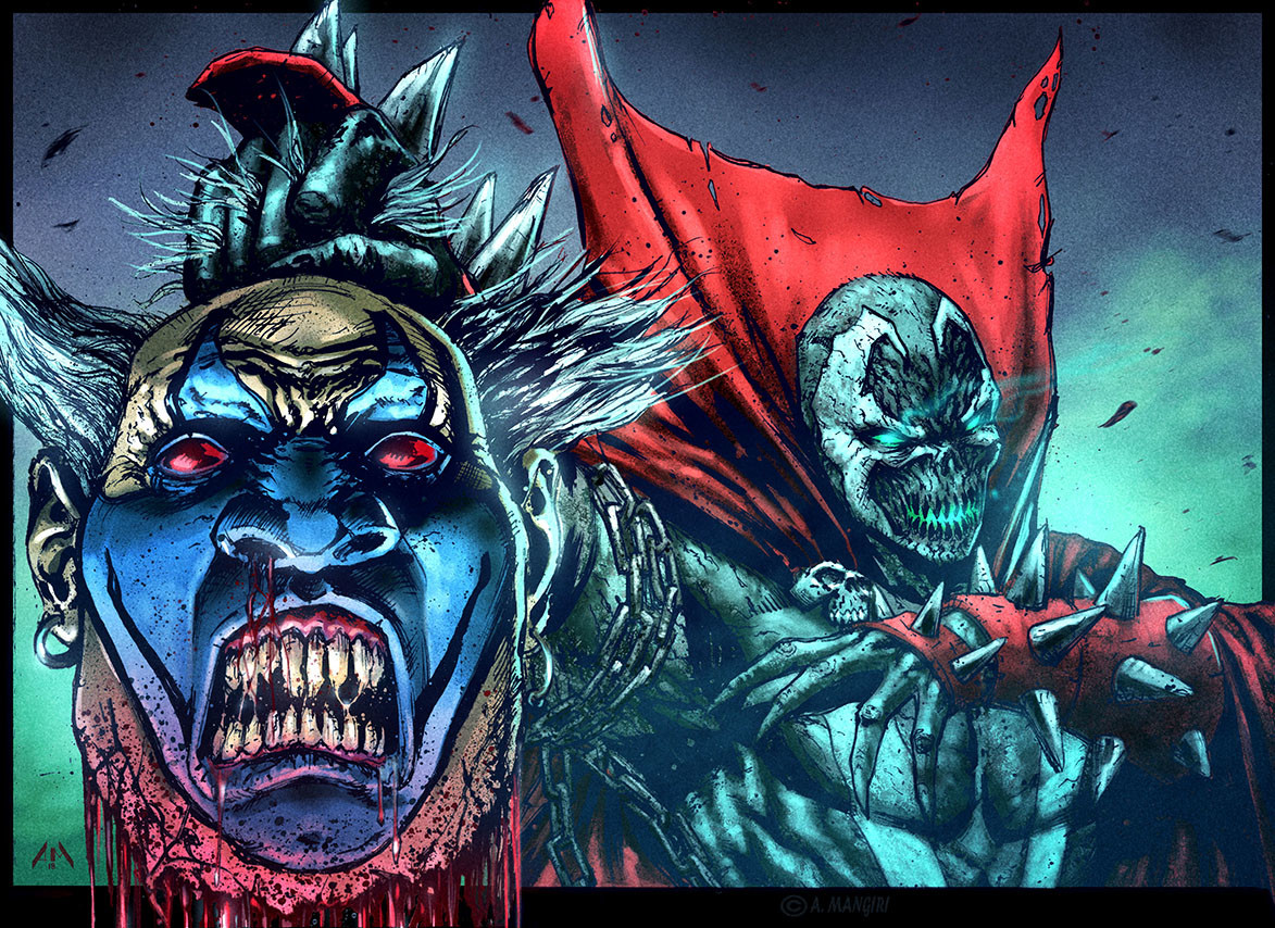 Artstation Spawn Vs Violator Andrea Mangiri