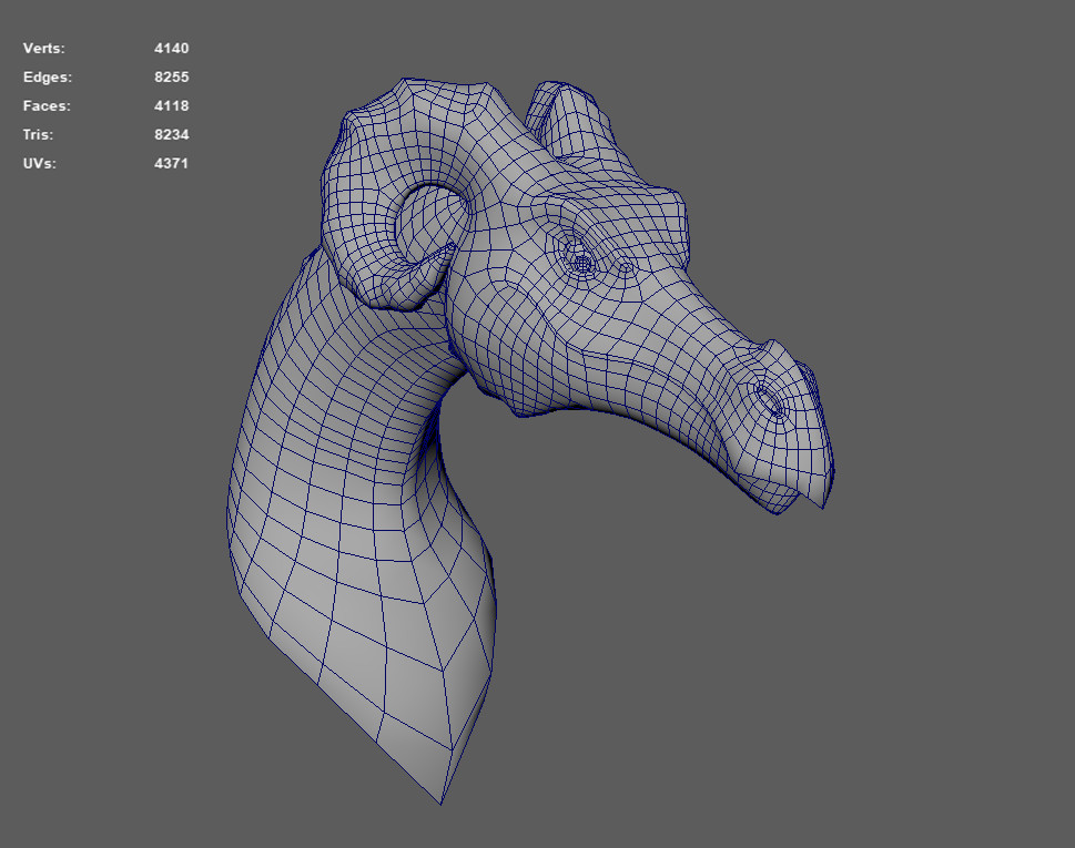 Artstation Stylized Dragon Head Erik De Munnik